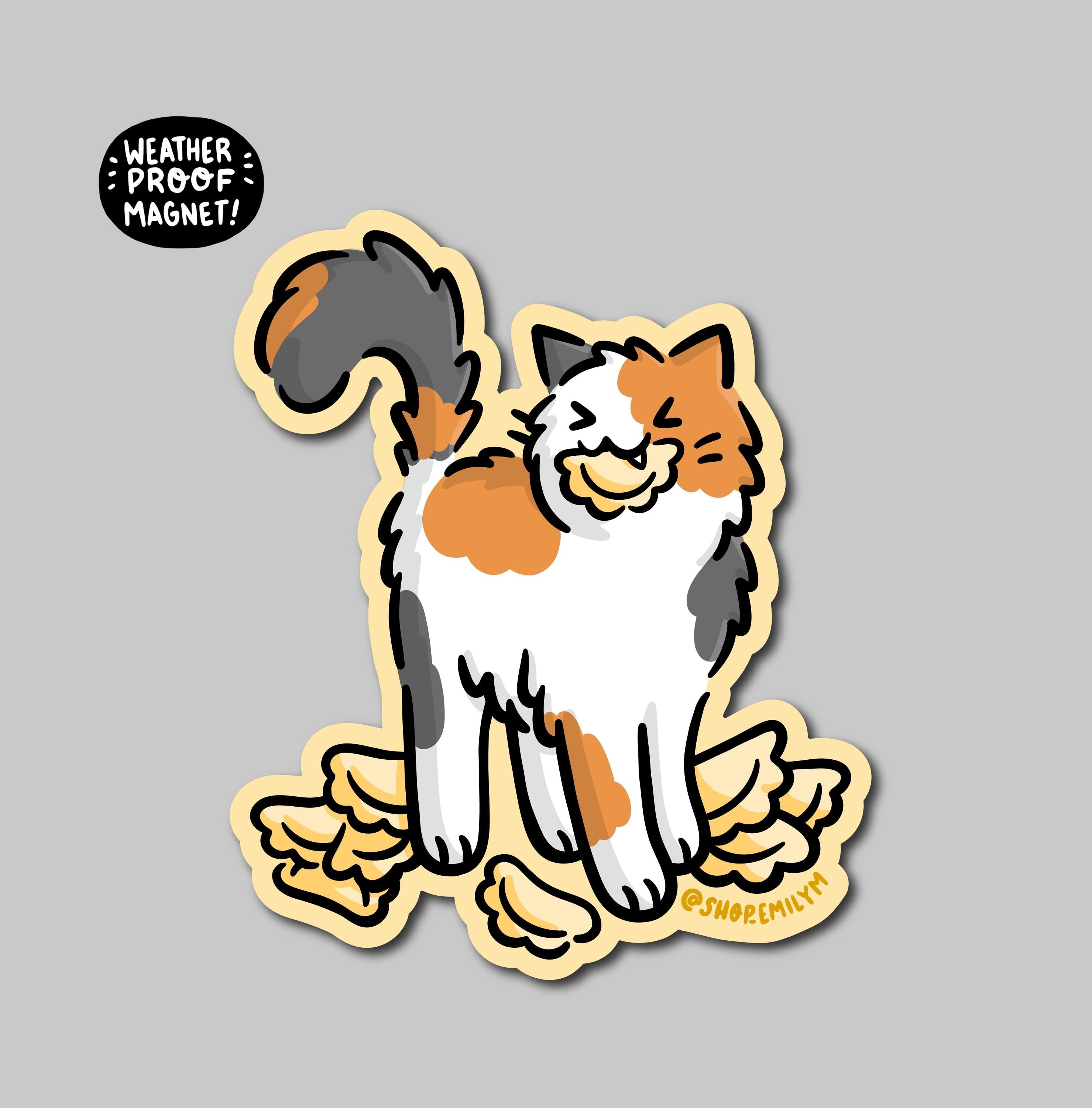 Pierogi Cat Magnet (Calico)