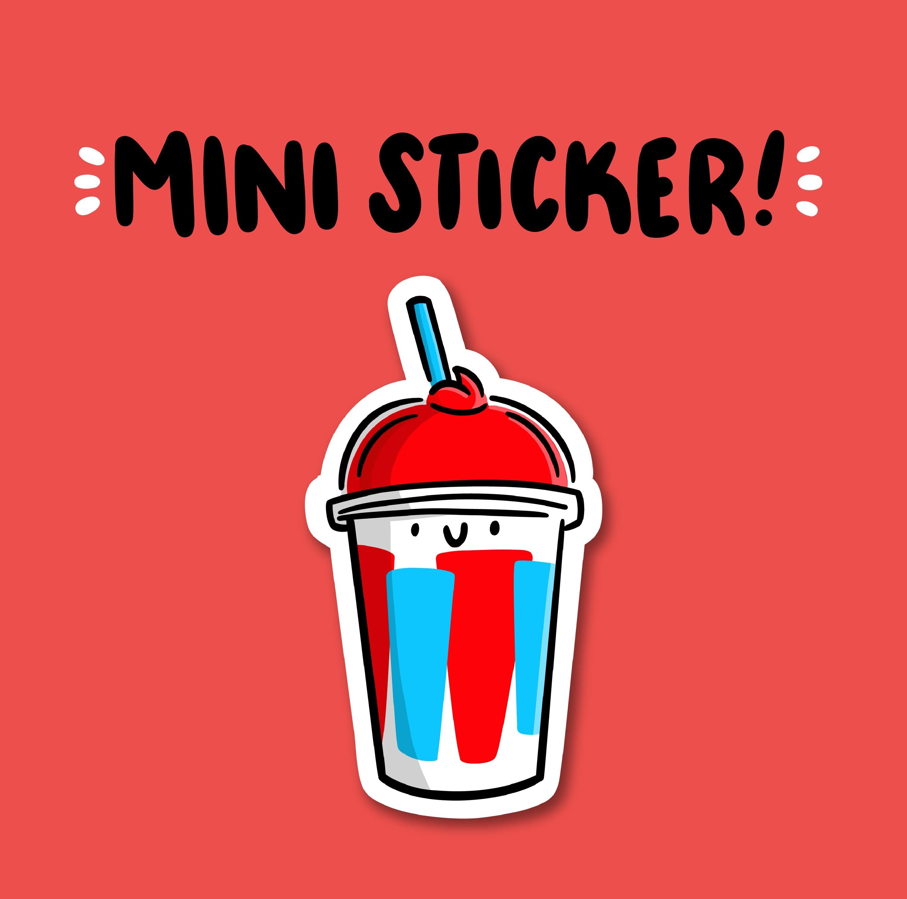 Red Slushee Mini Sticker