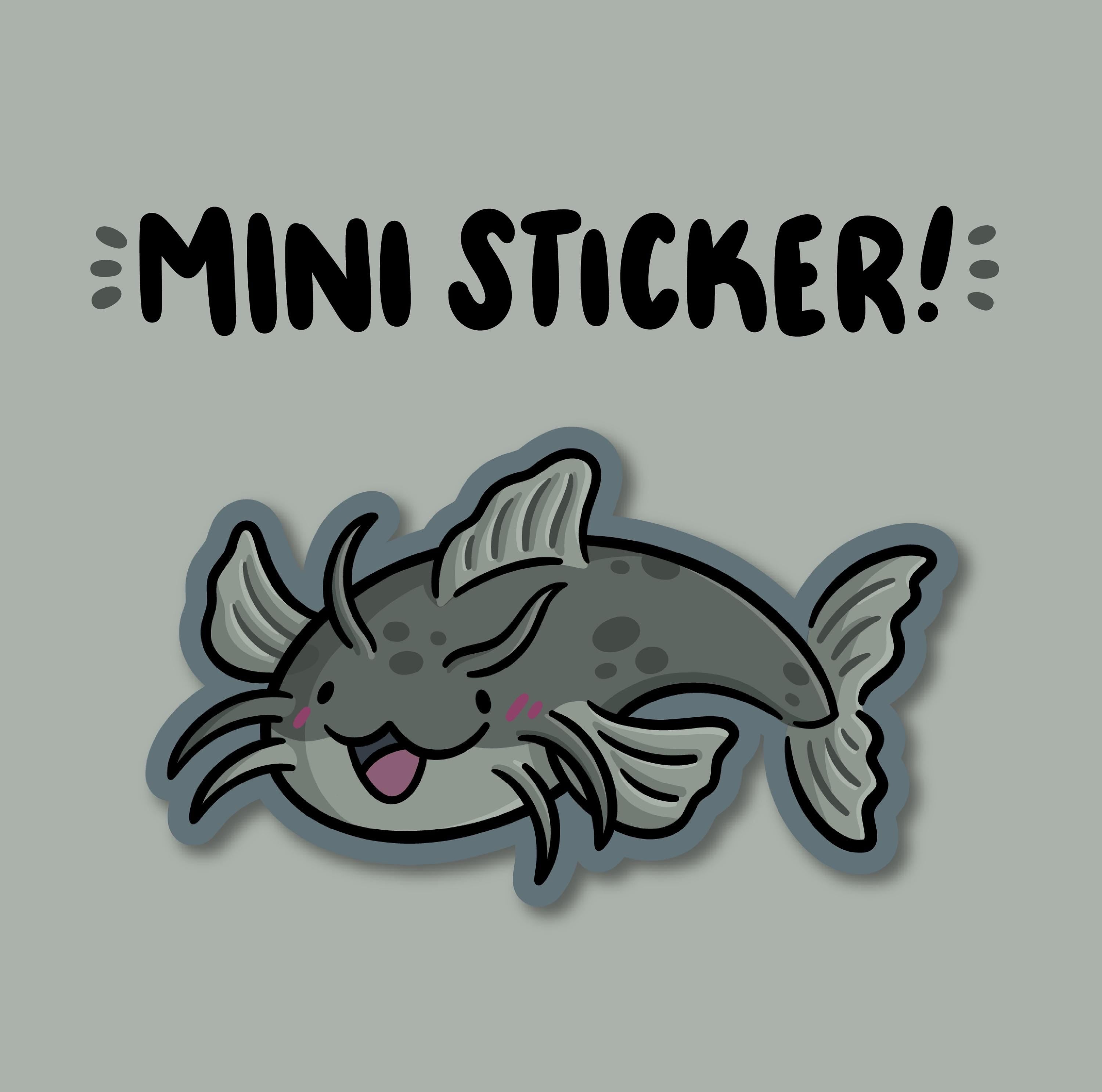 Catfish Mini Sticker