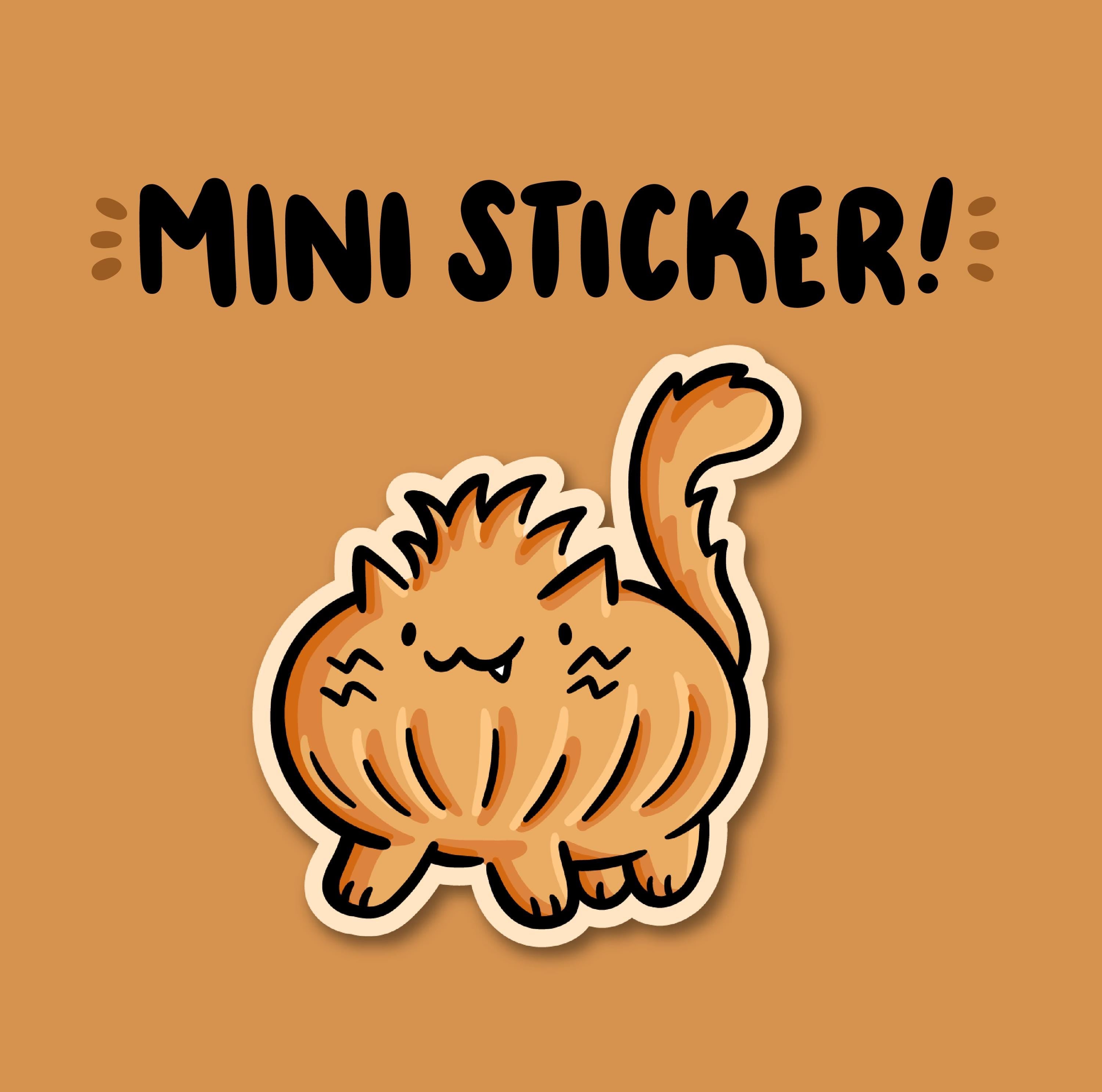 Onion Cat Mini Sticker