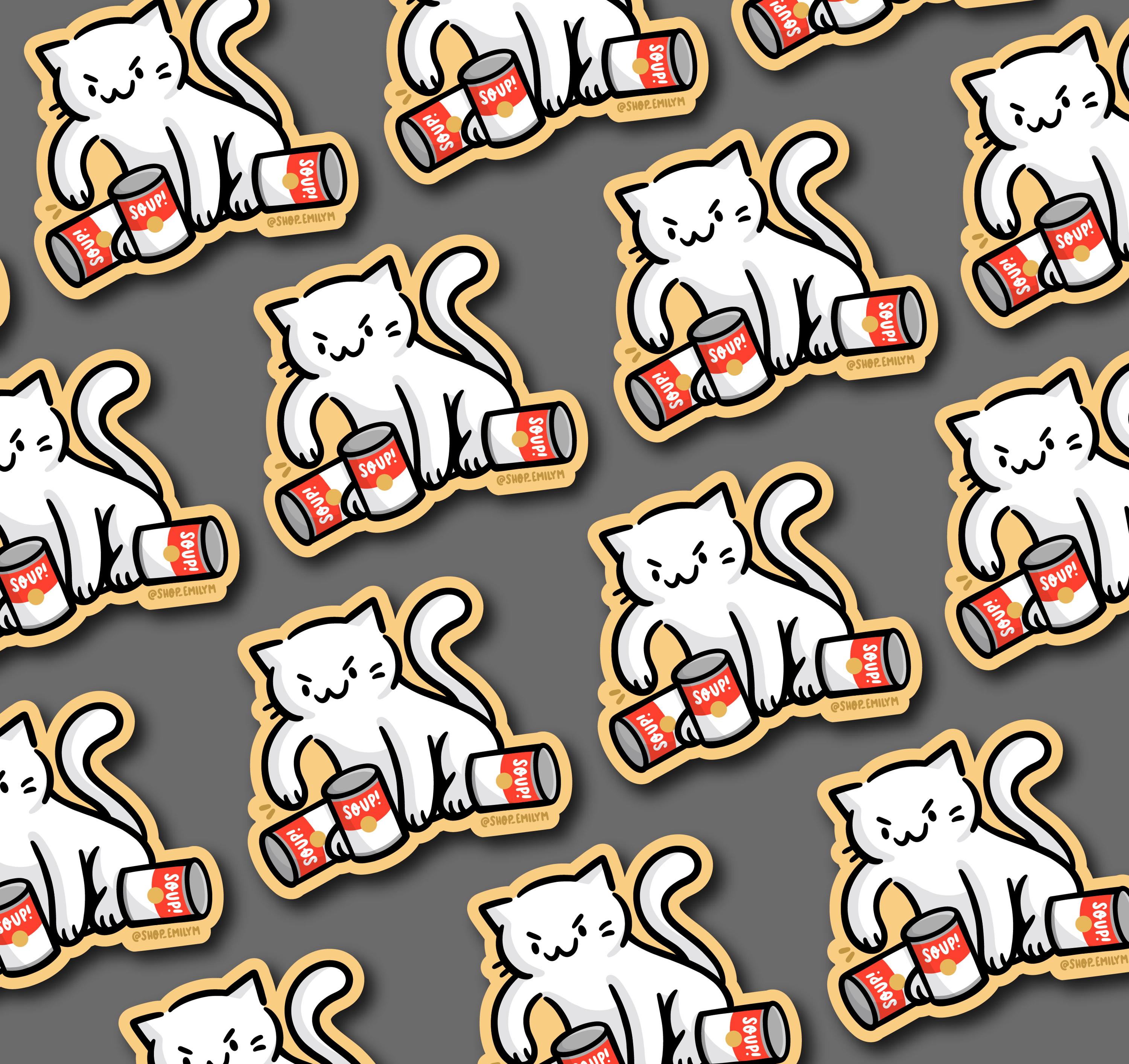 Soup Cat Magnet