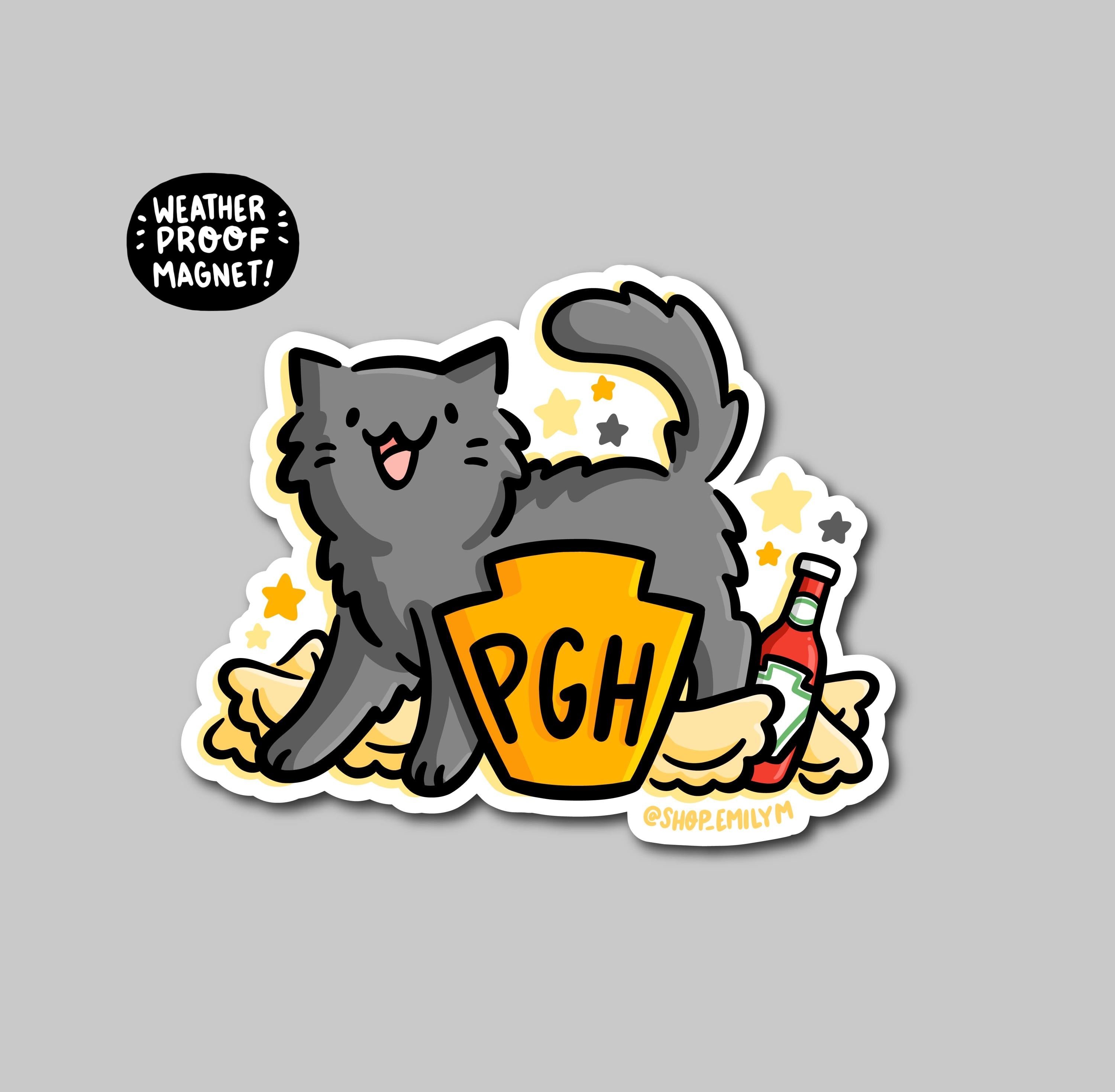 Keystone Cat Magnet (Black Cat)