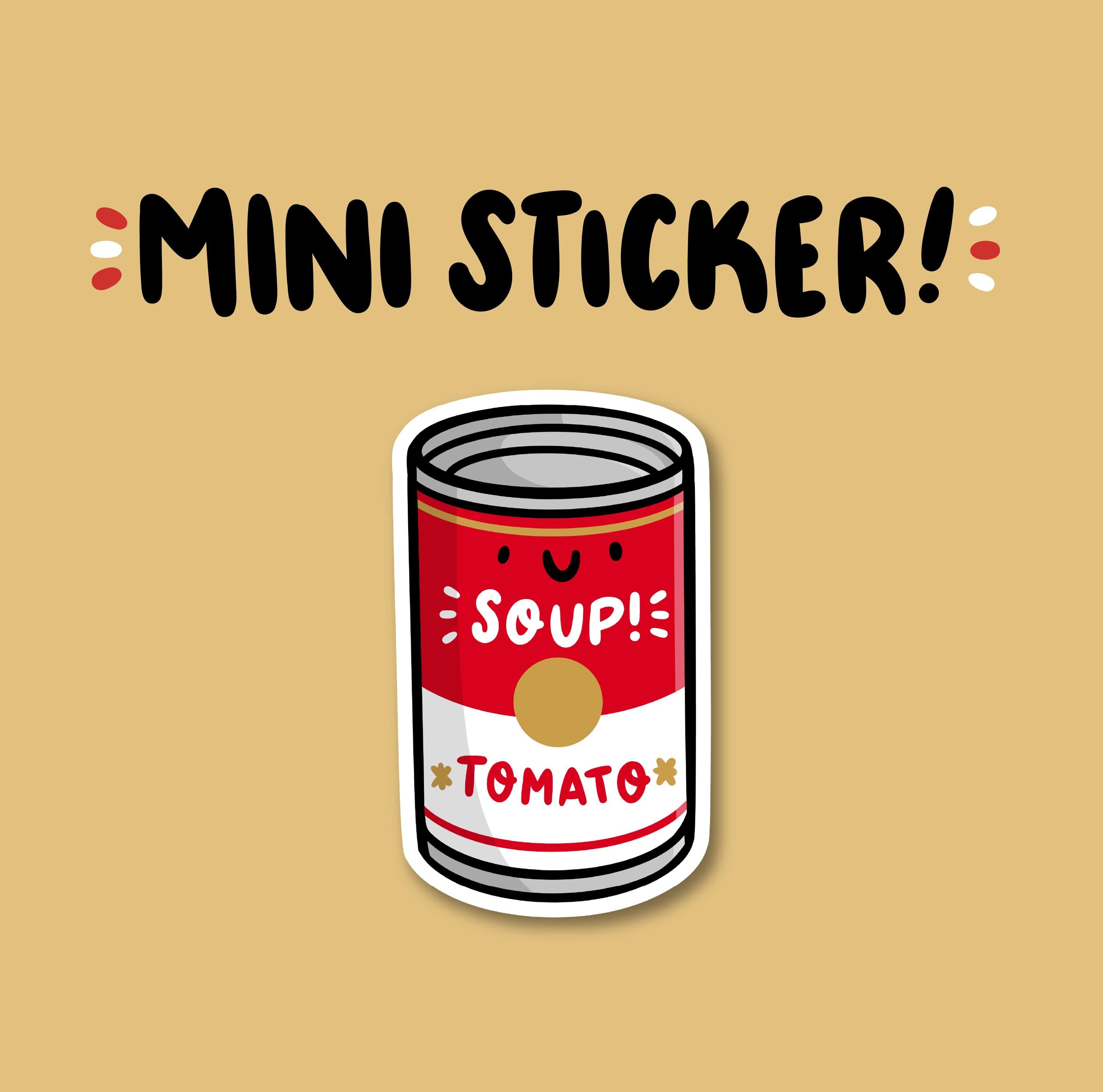 Tomato Soup Mini Sticker