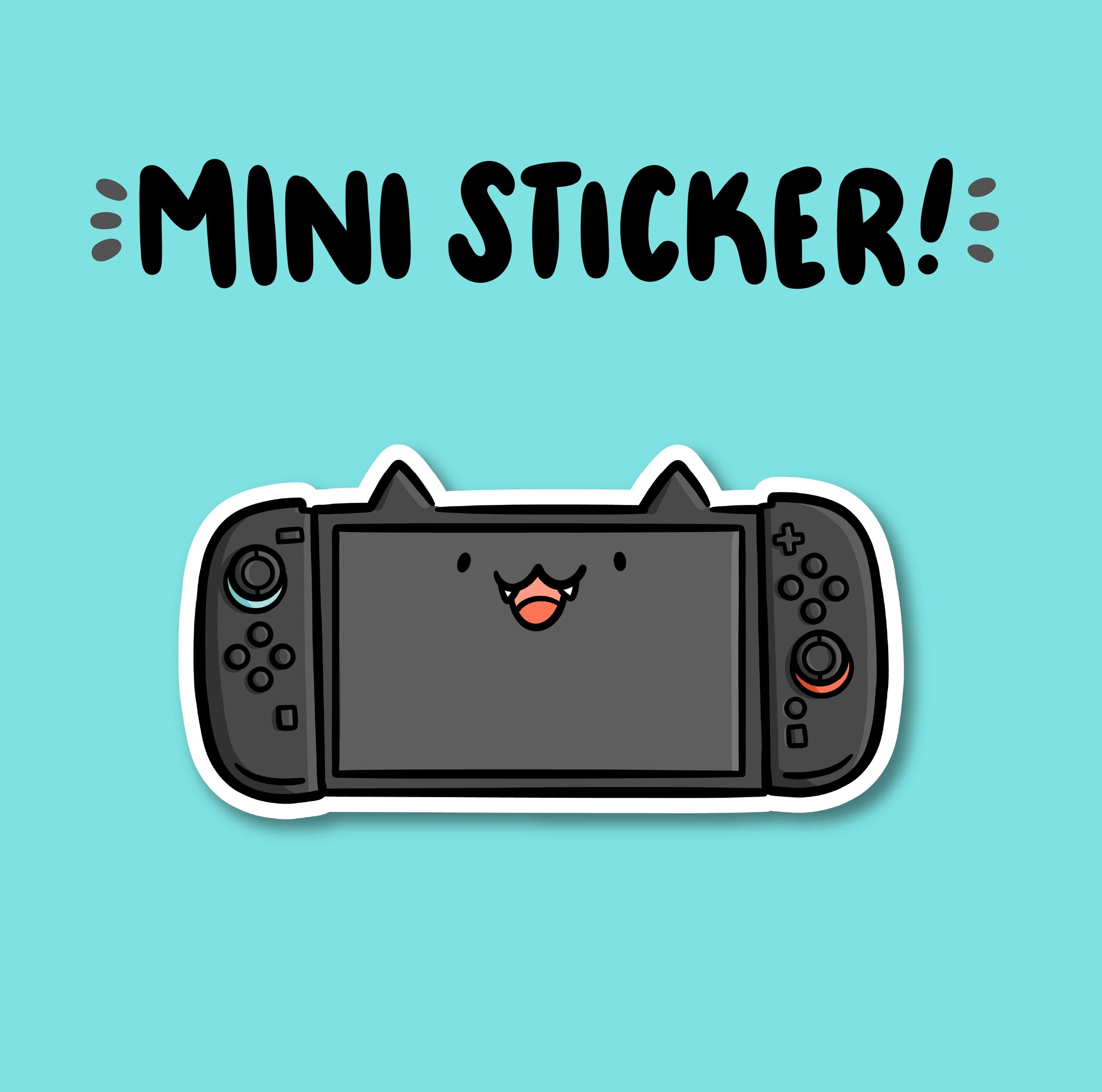 Video Game Cat 2 Mini Sticker