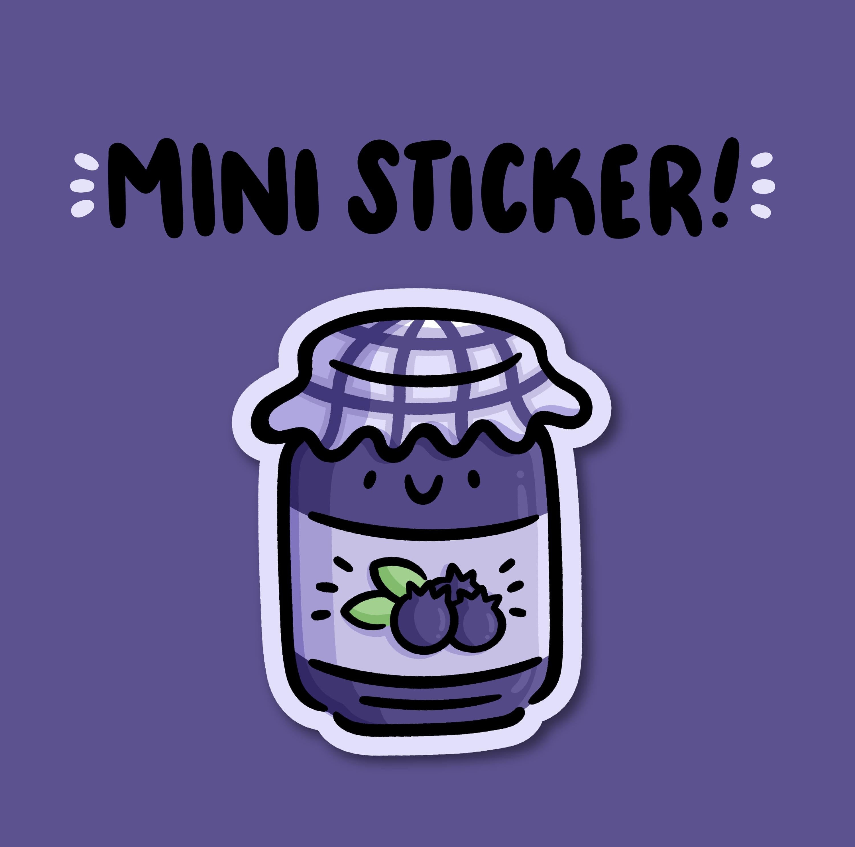 Blueberry Jam Mini Sticker