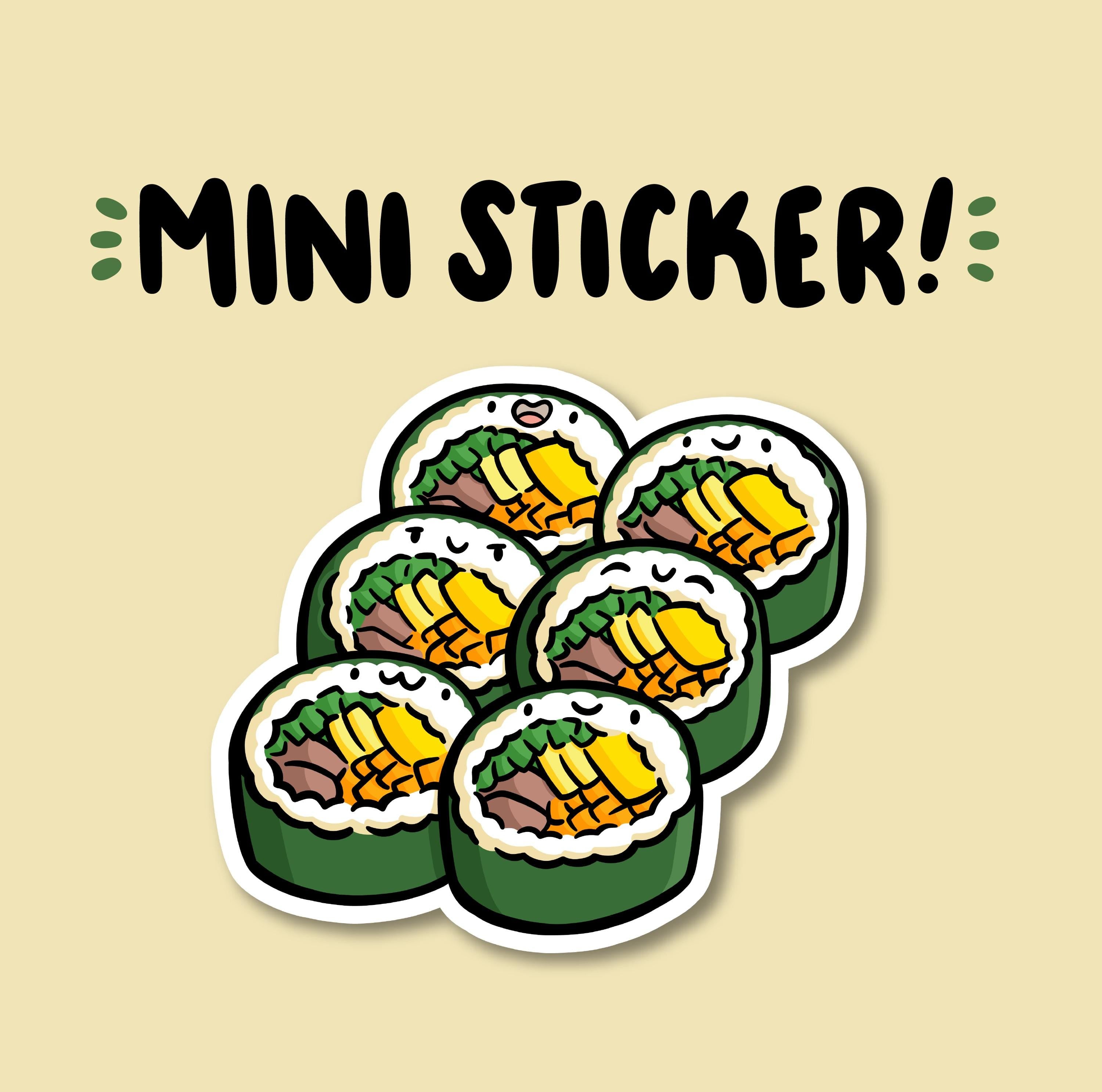 Kimbap Mini Sticker