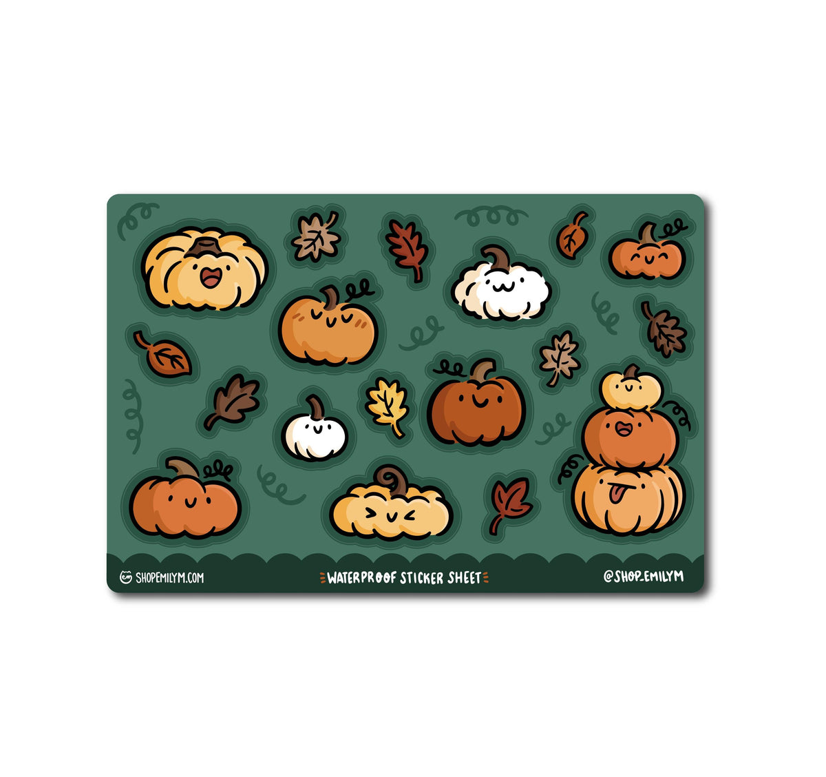 Pumpkins Sticker Sheet