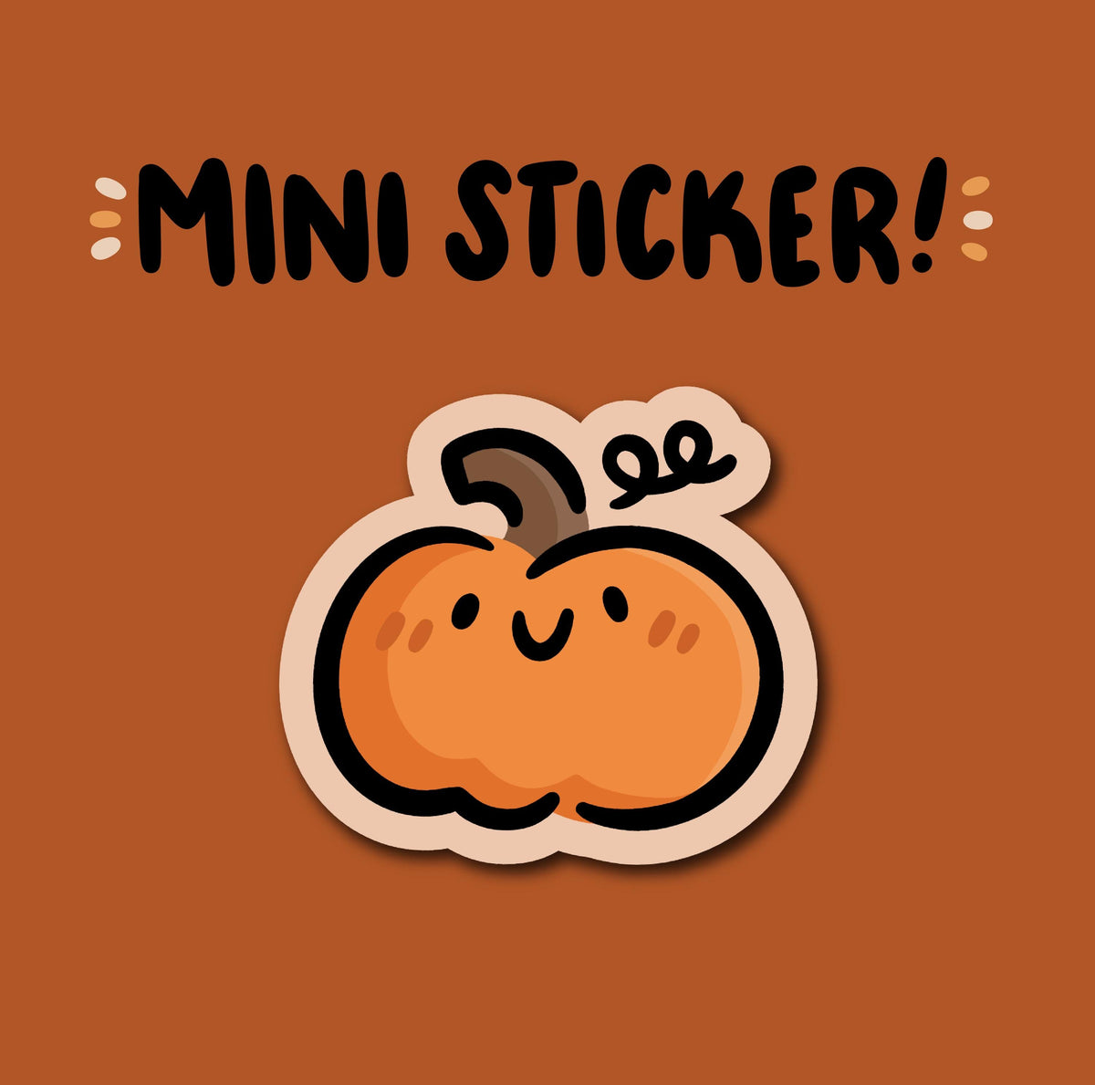Pumpkin Mini Sticker