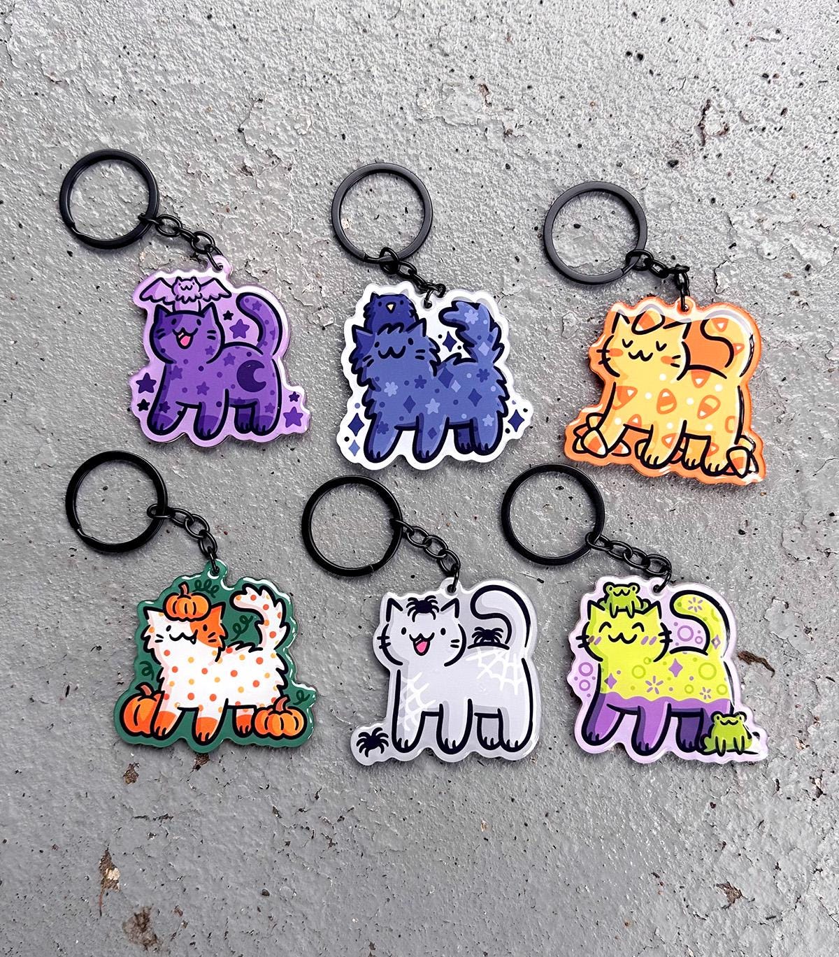 Halloween Cats Keychain Blind Bag *Series 2*