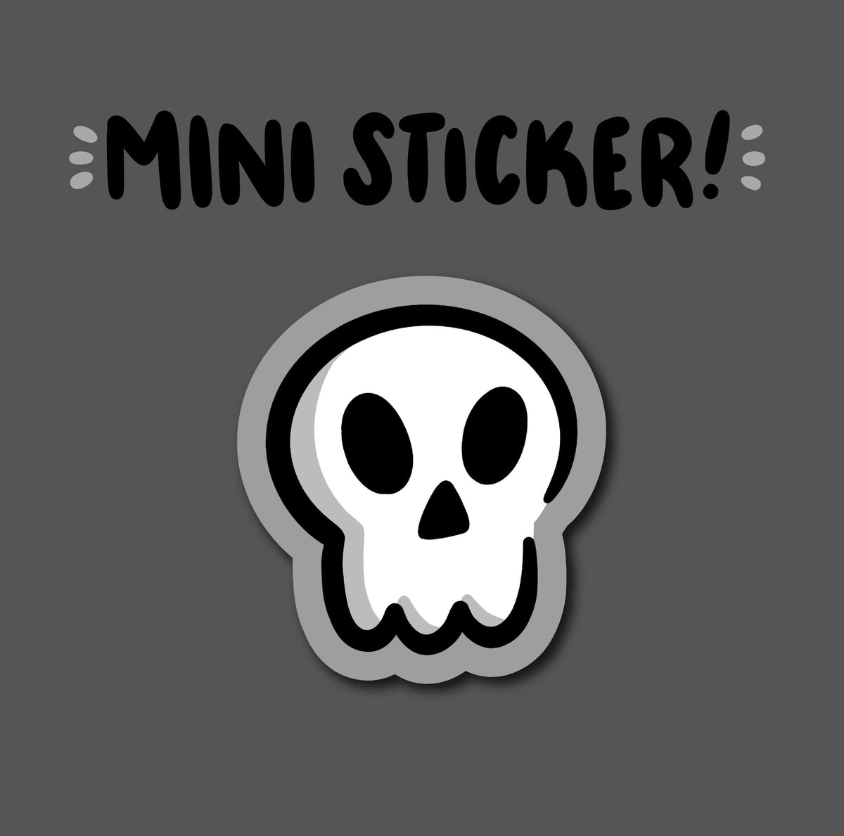 Skull Mini Sticker