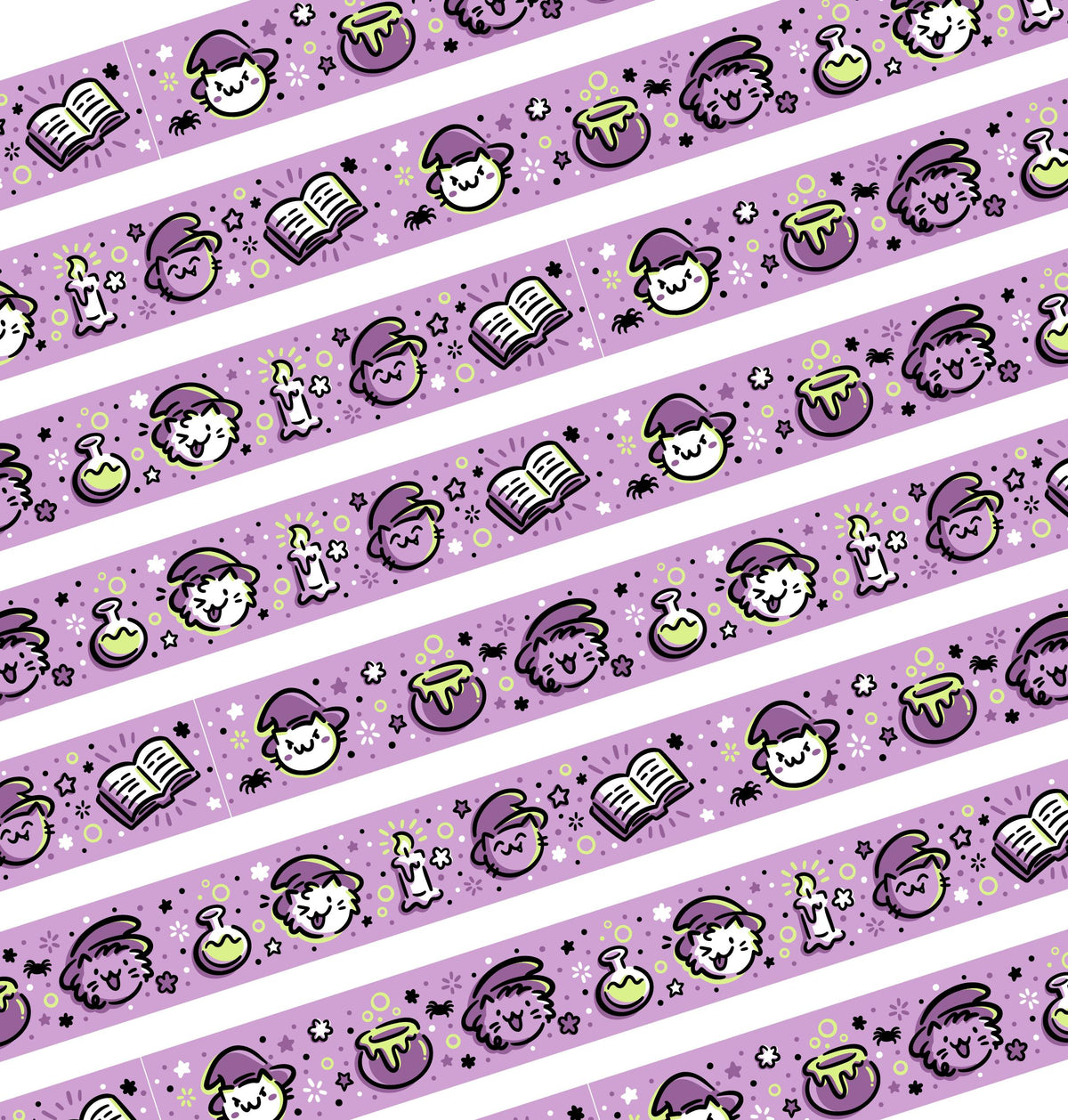 Witch Cats Washi Tape