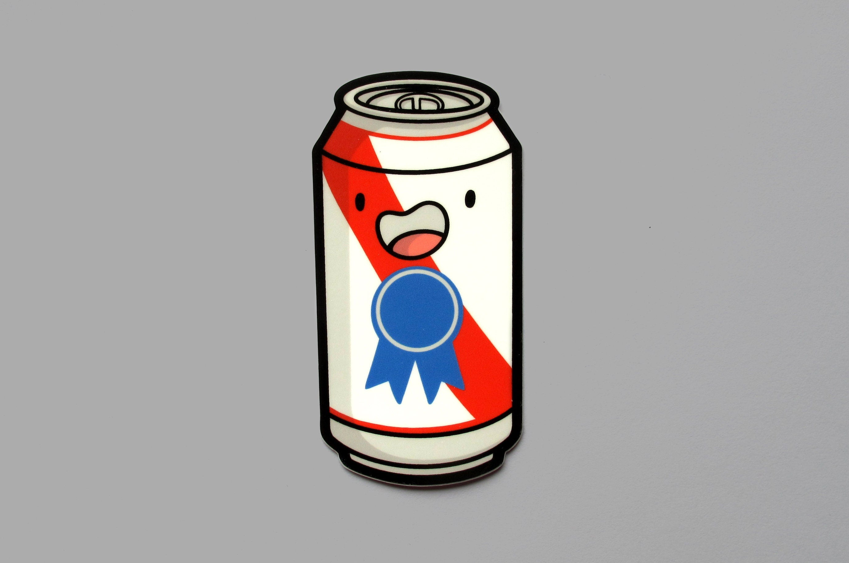 Beer Can Sticker