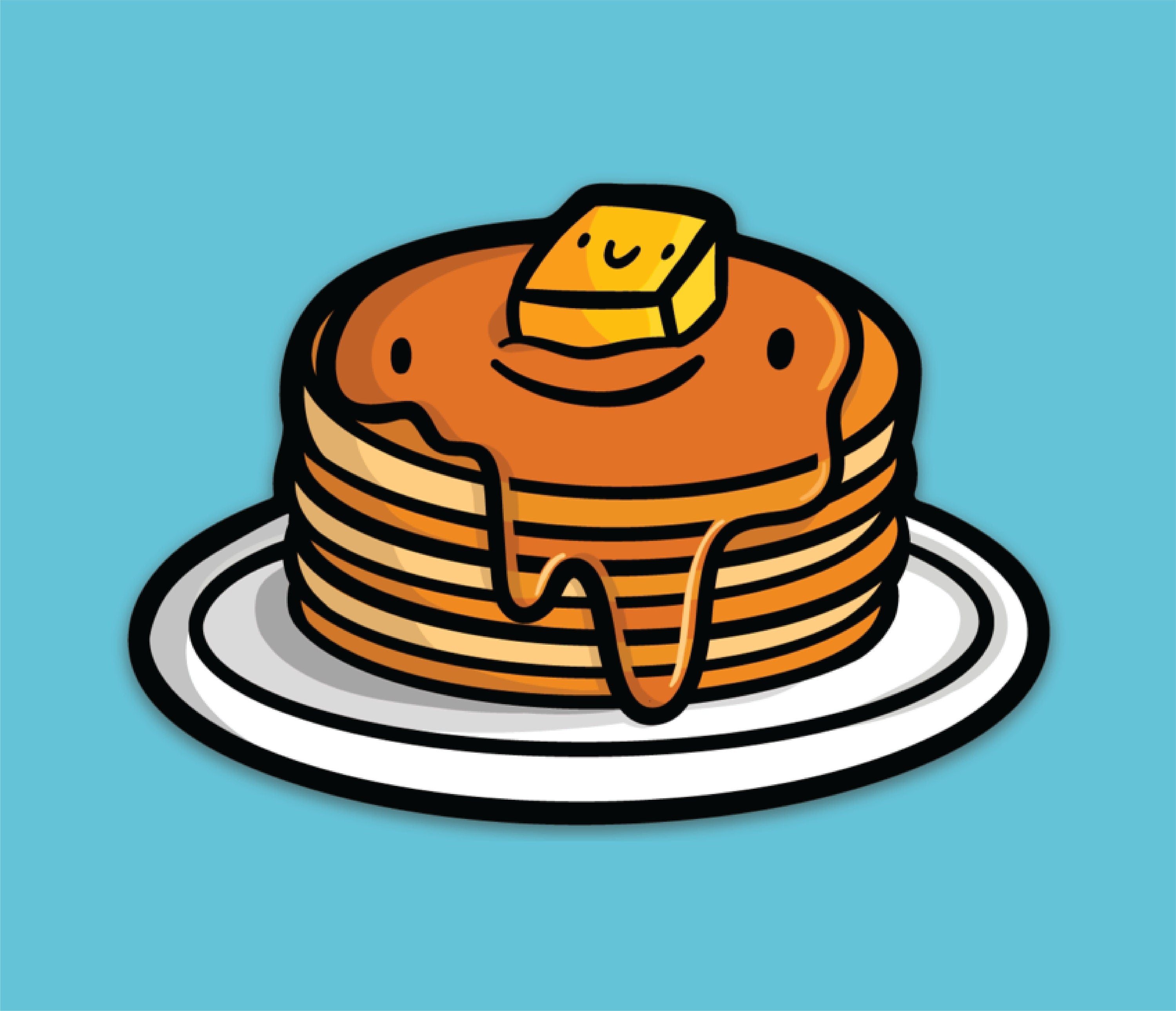 Pancakes Sticker (Discontinued!)