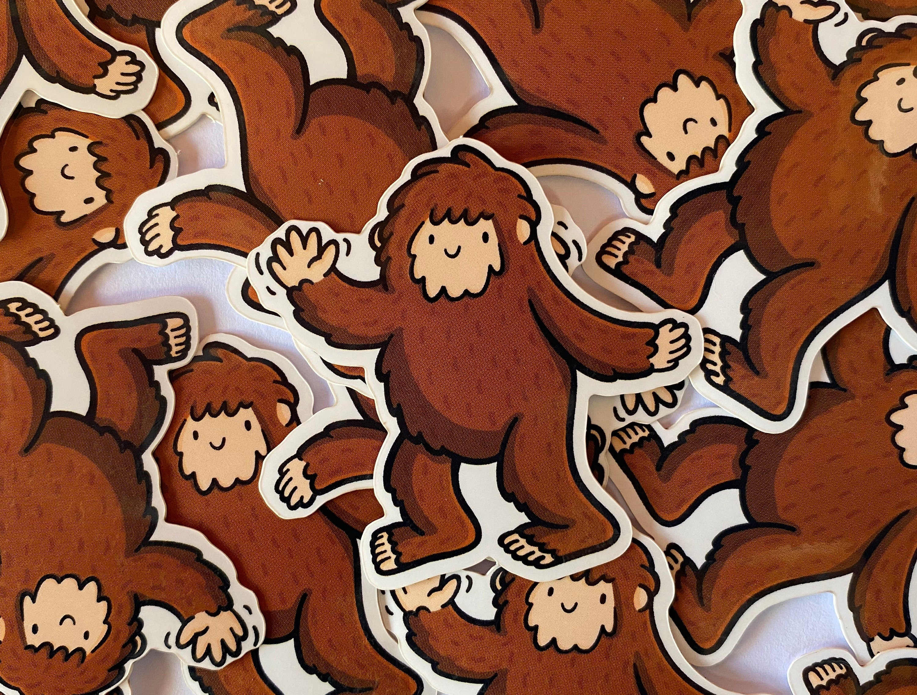 Bigfoot Mini Sticker