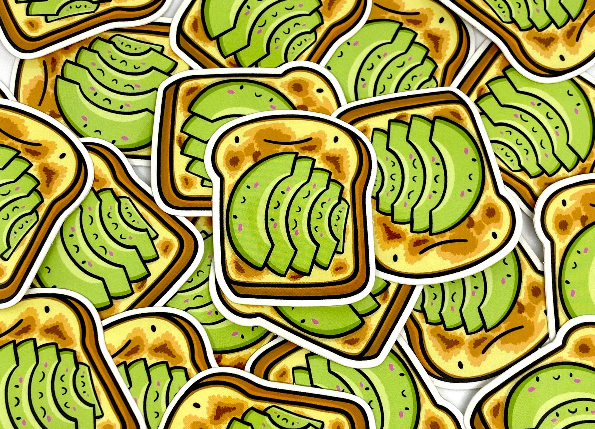 Avocado Toast Mini Sticker
