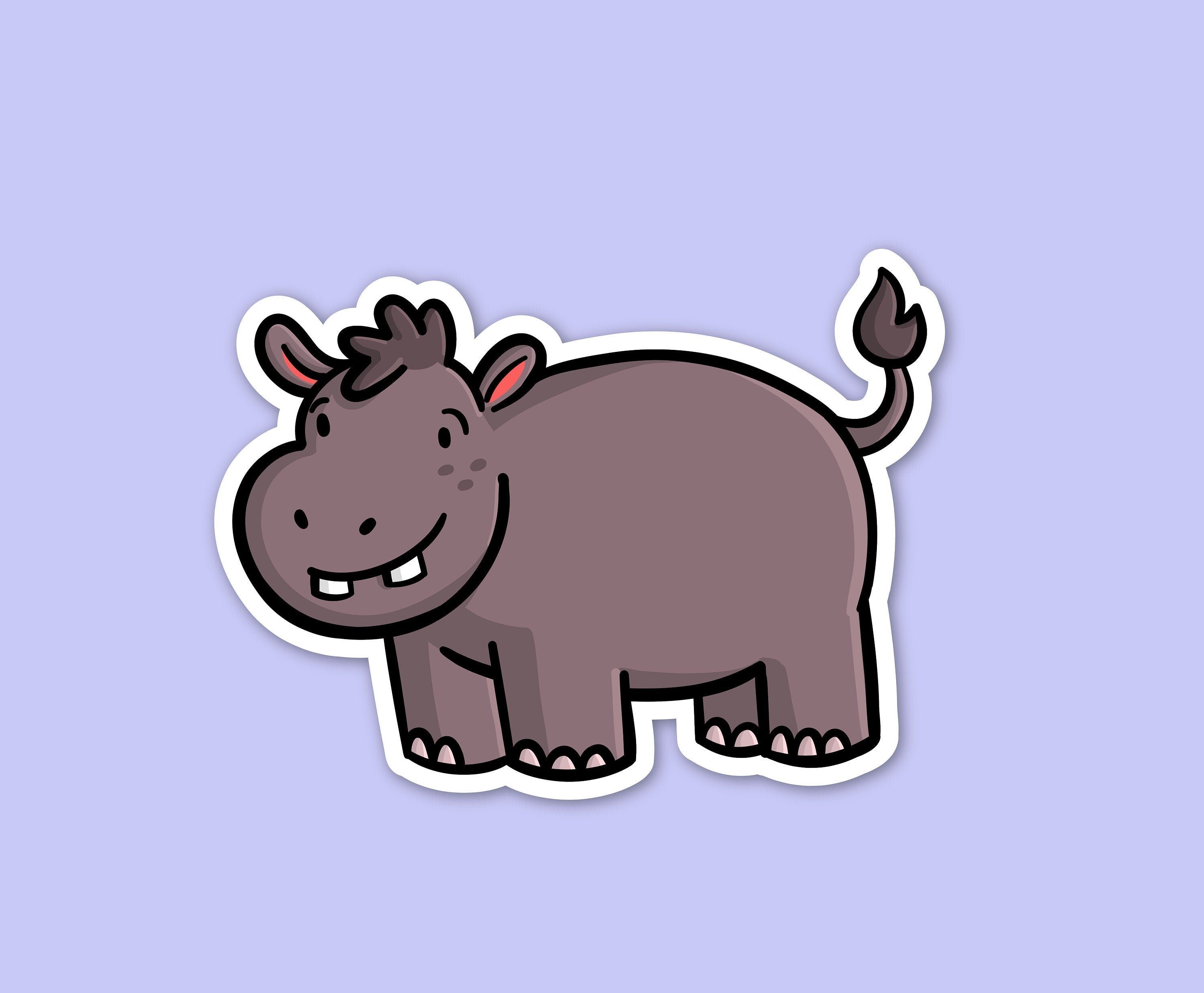 Hippo Sticker (Discontinued!)