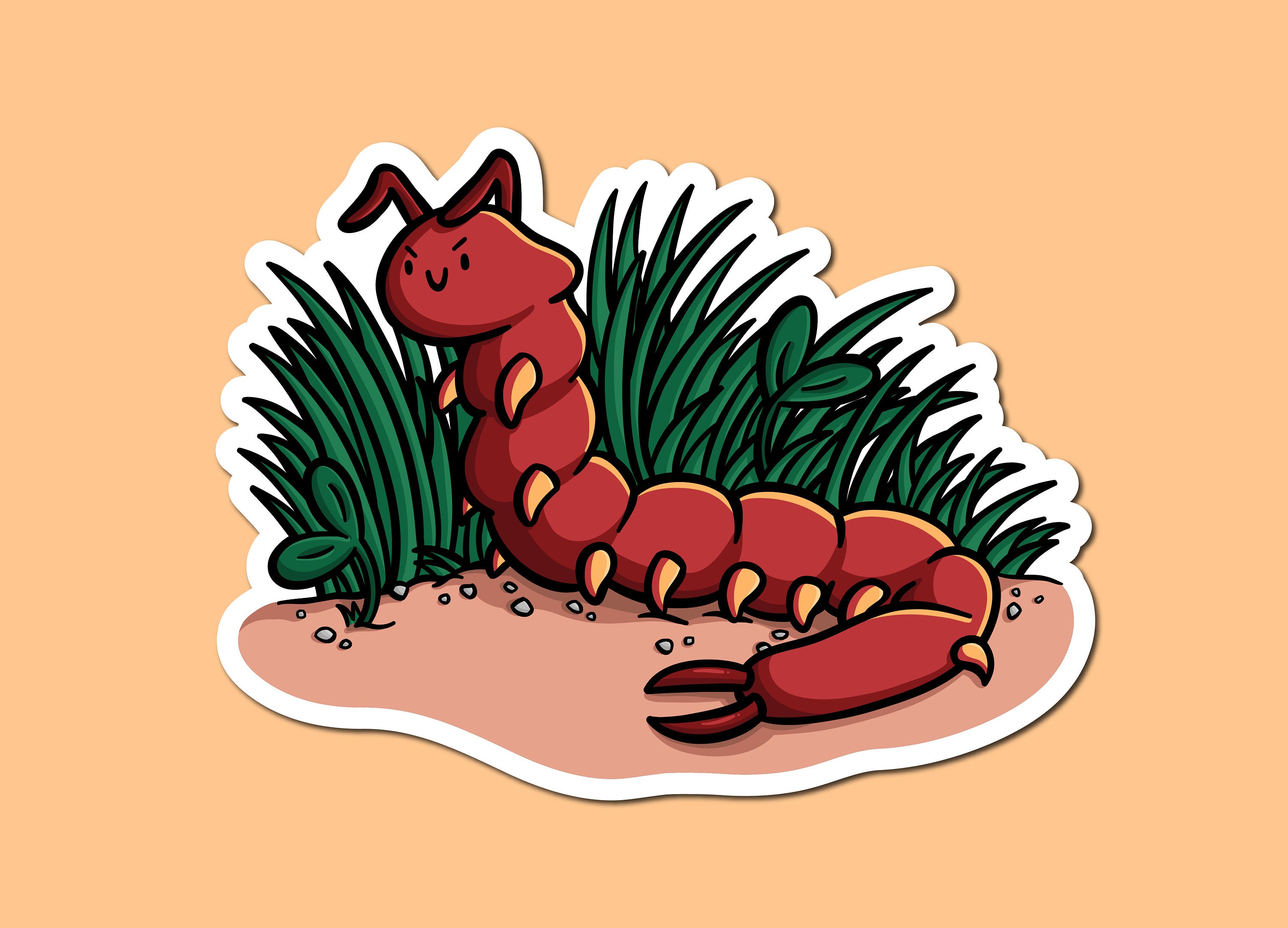 Centipede Sticker