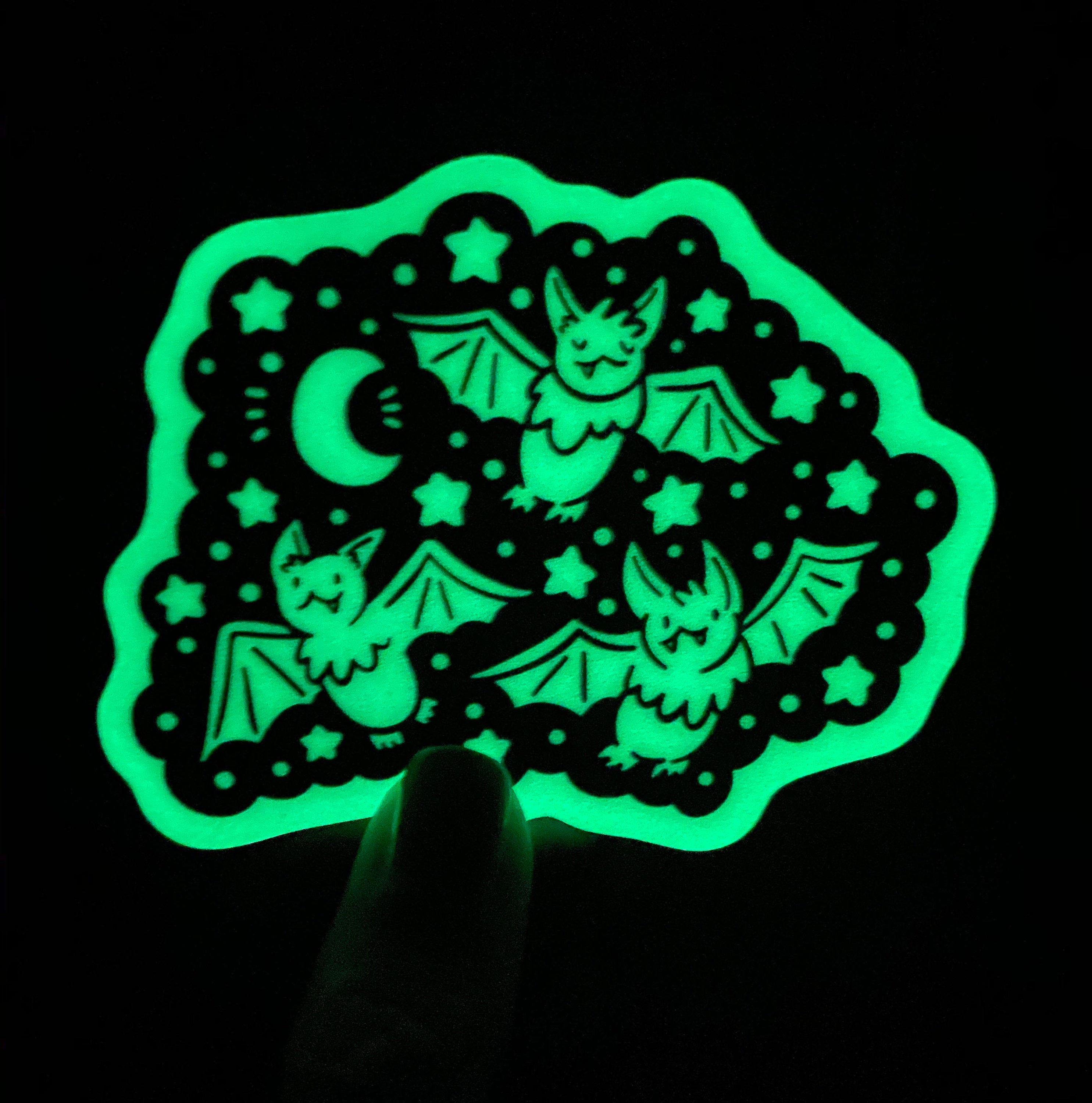 Bats Glow in the Dark Sticker