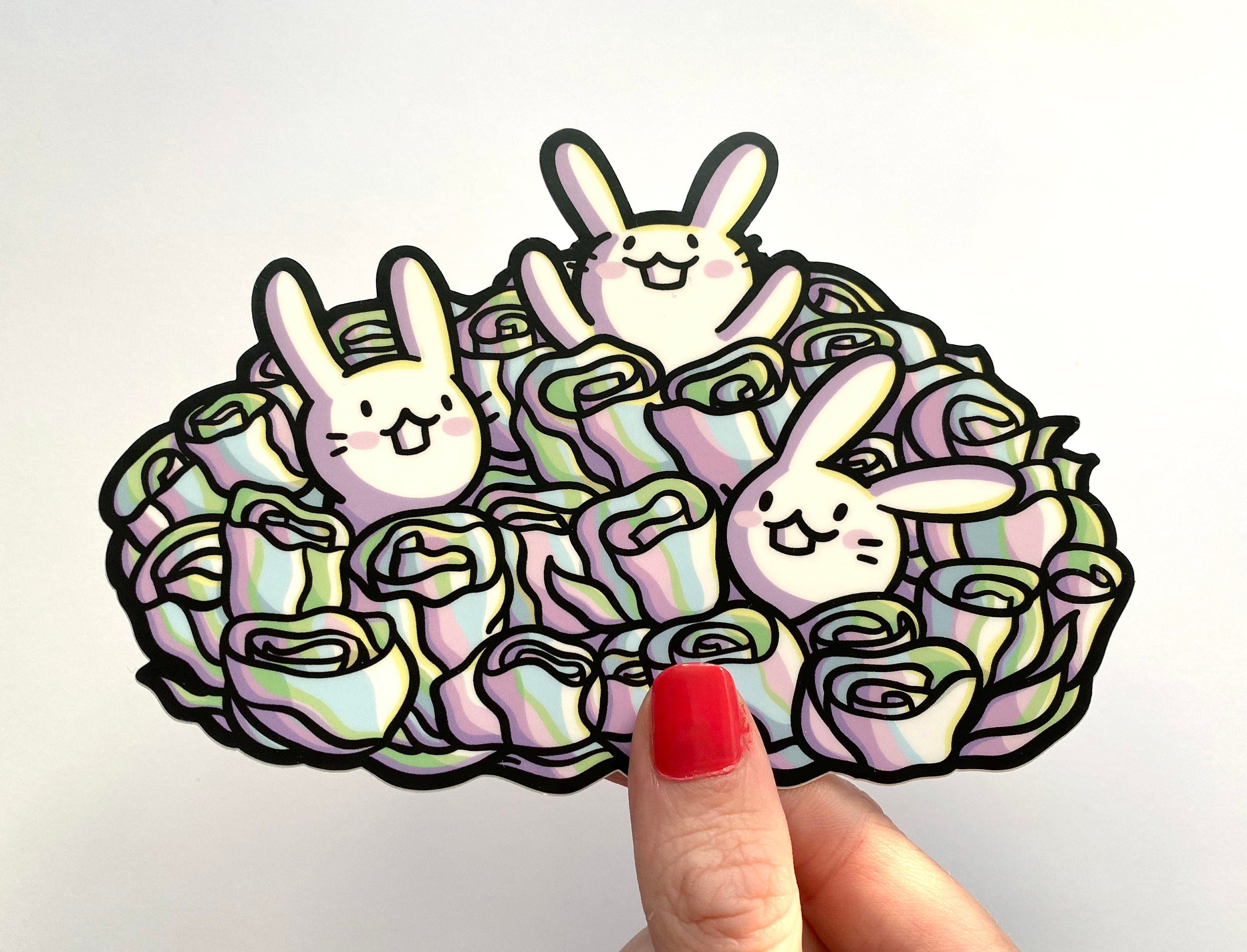 Bunnies Giant Sticker