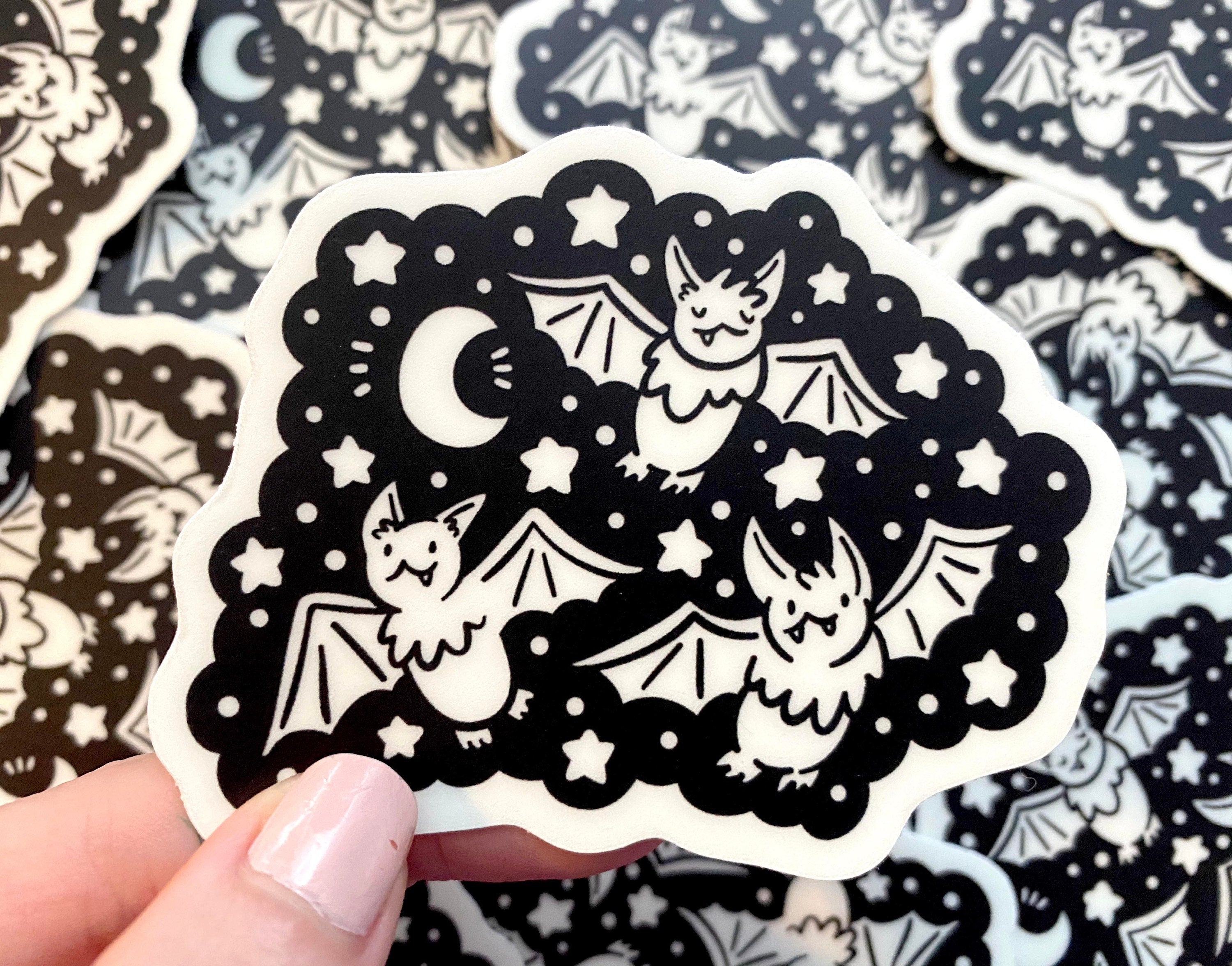 Bats Glow in the Dark Sticker