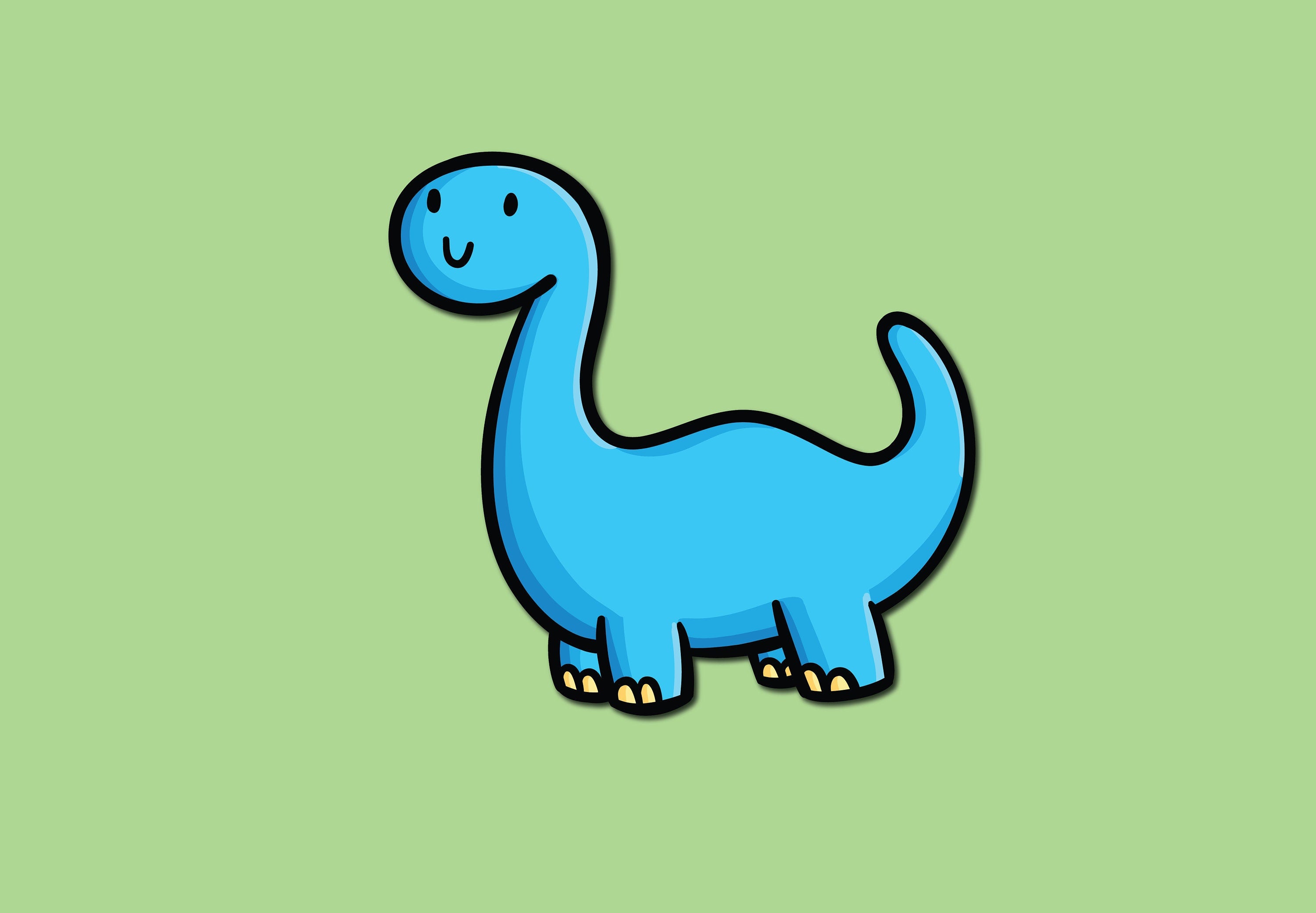 Brontosaursus Sticker