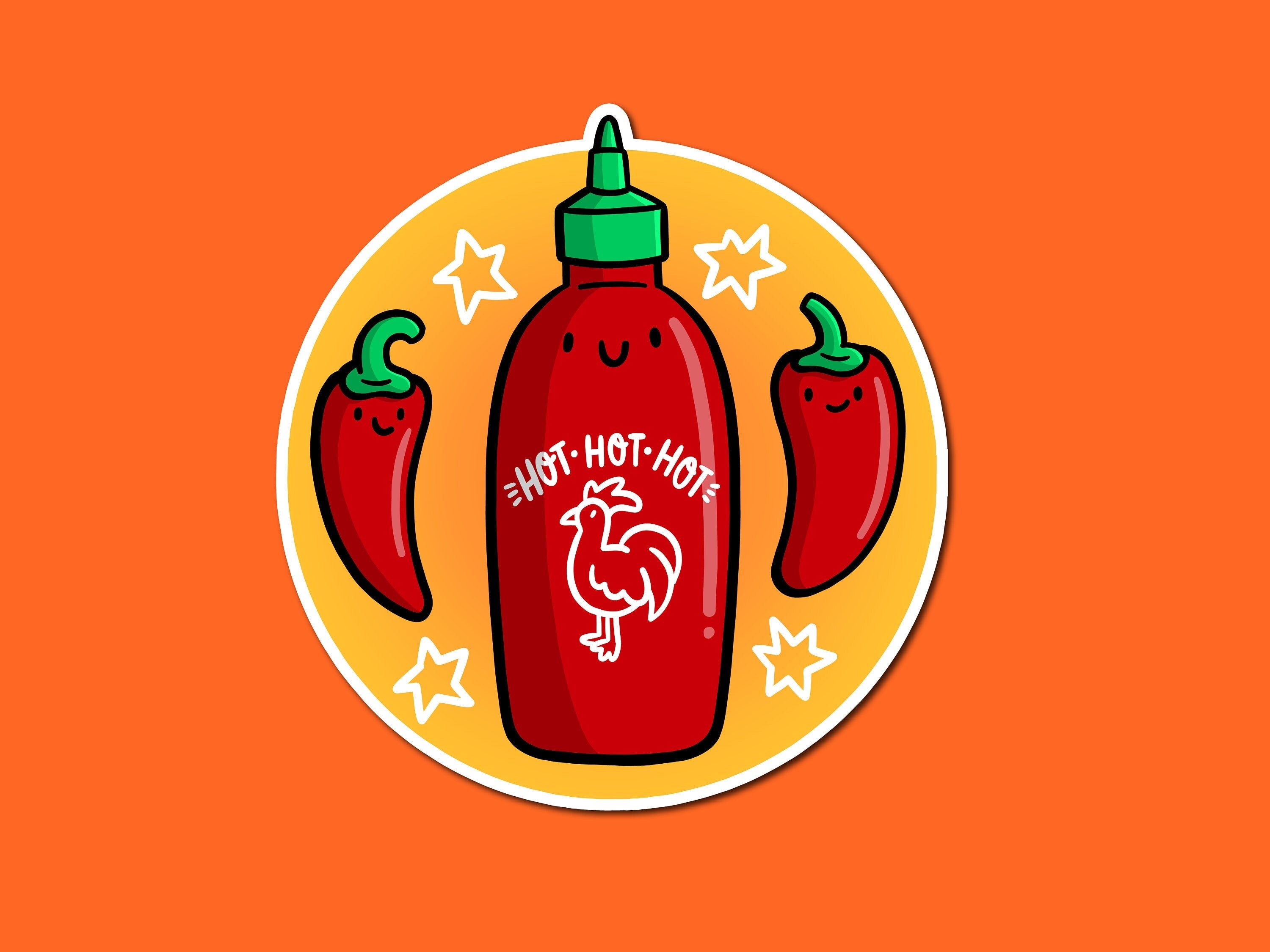 Sriracha Sticker