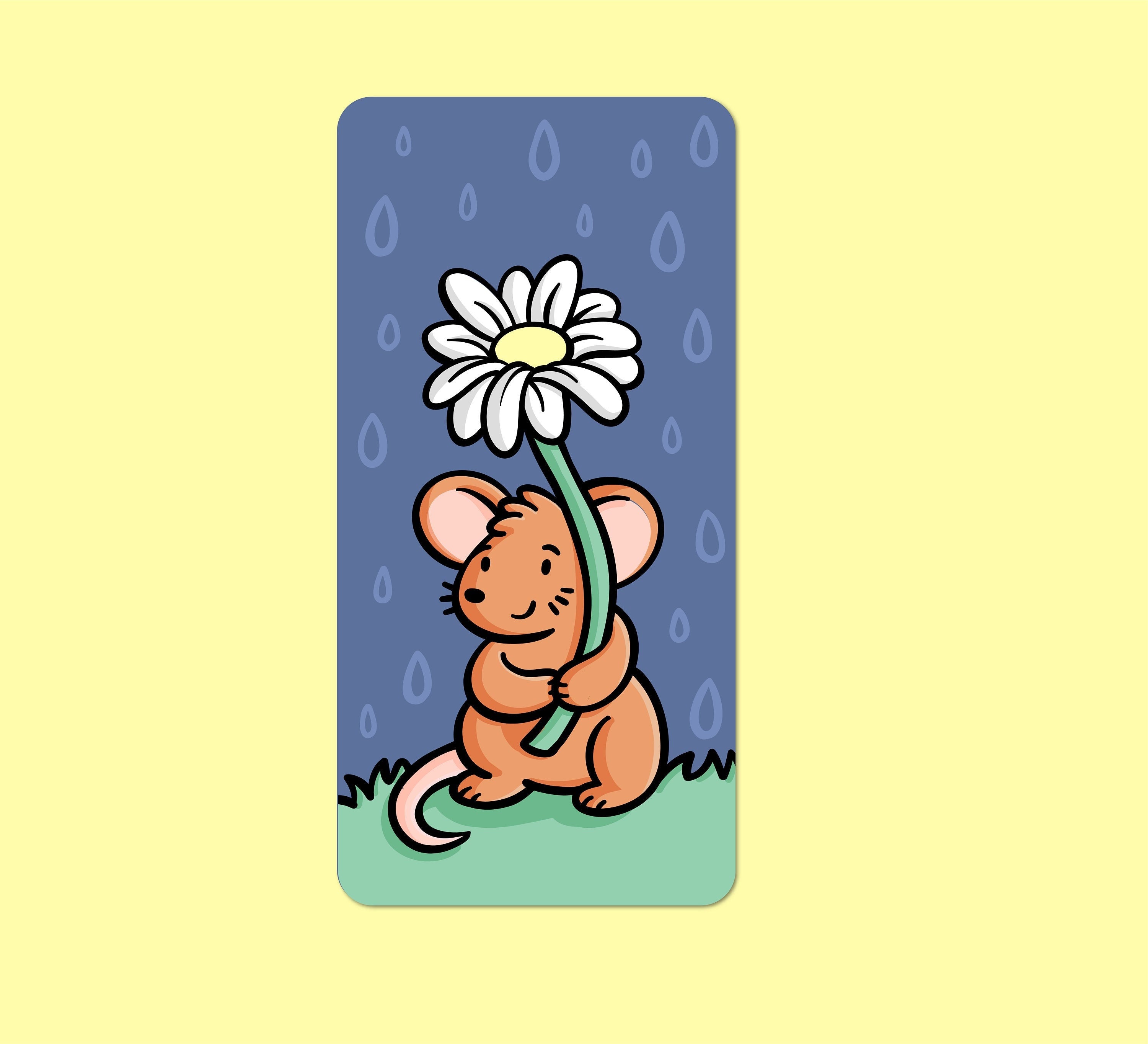 Daisy Mouse Sticker