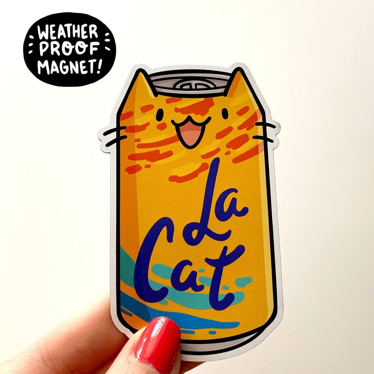 La Cat Magnet (Orange)