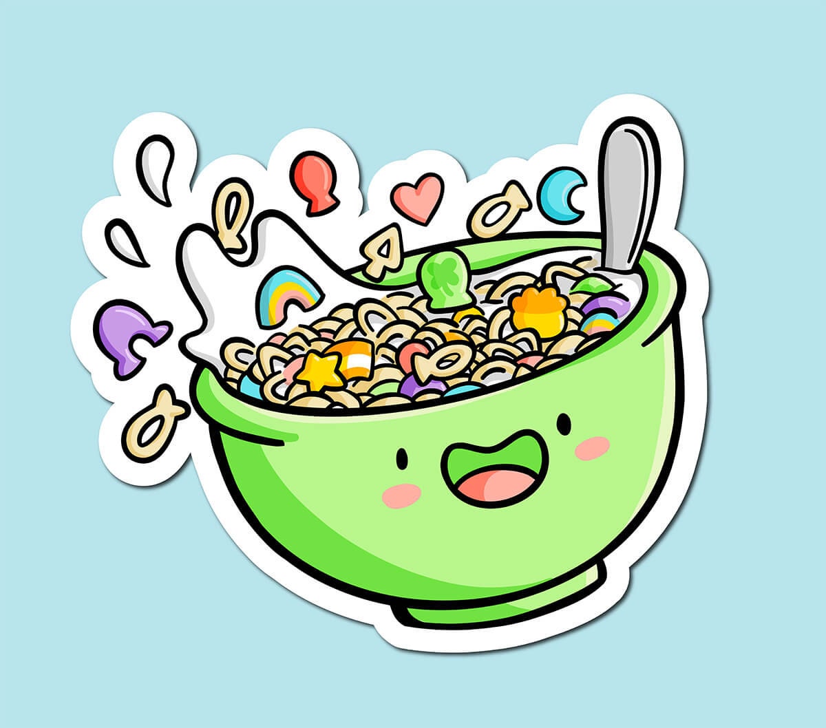 Lucky Cereal Sticker