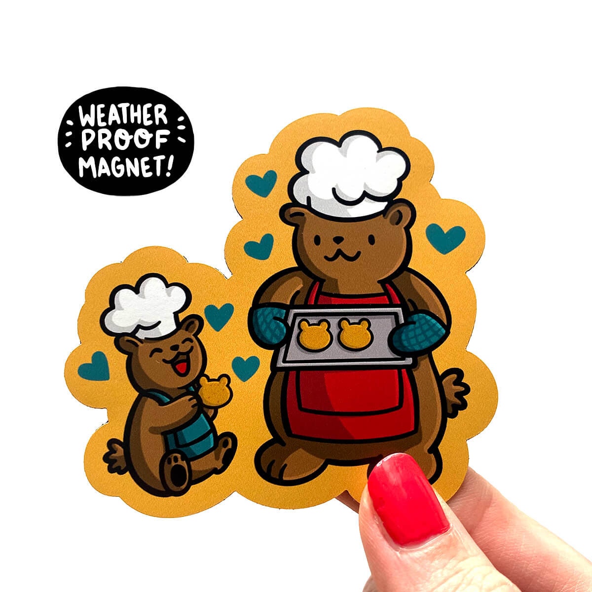 Baking Bears Magnet