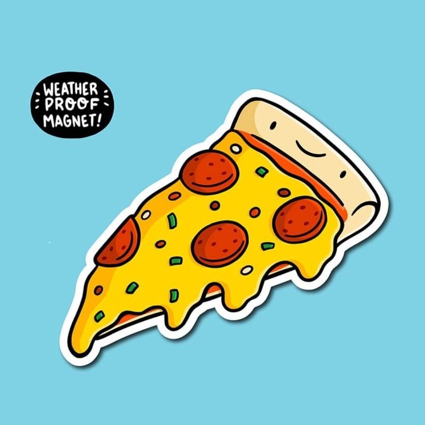 Pepperoni Pizza Magnet