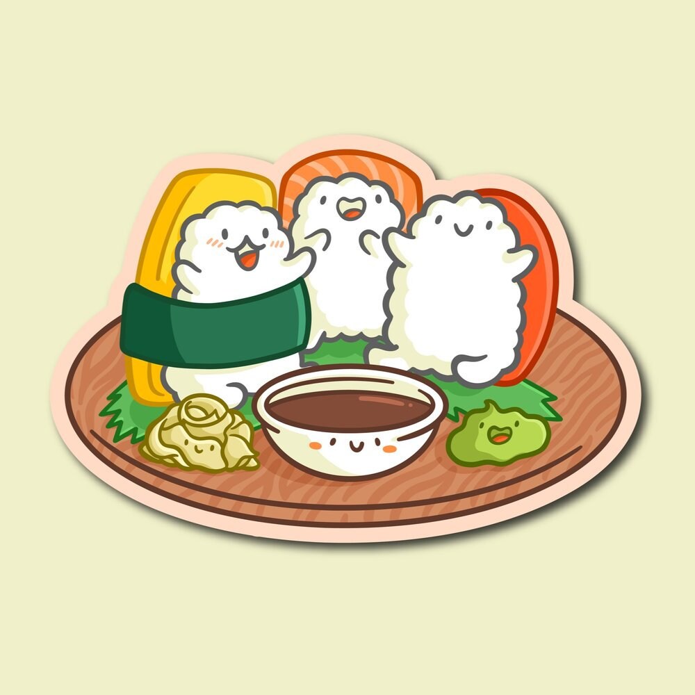 Sushi Pals Sticker