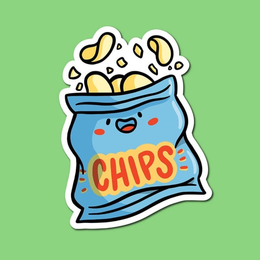 Potato Chips Sticker
