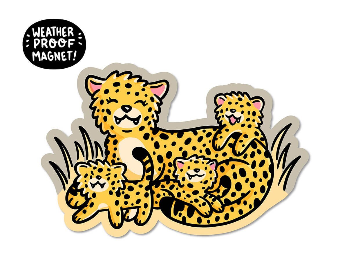 Cheetah Magnet