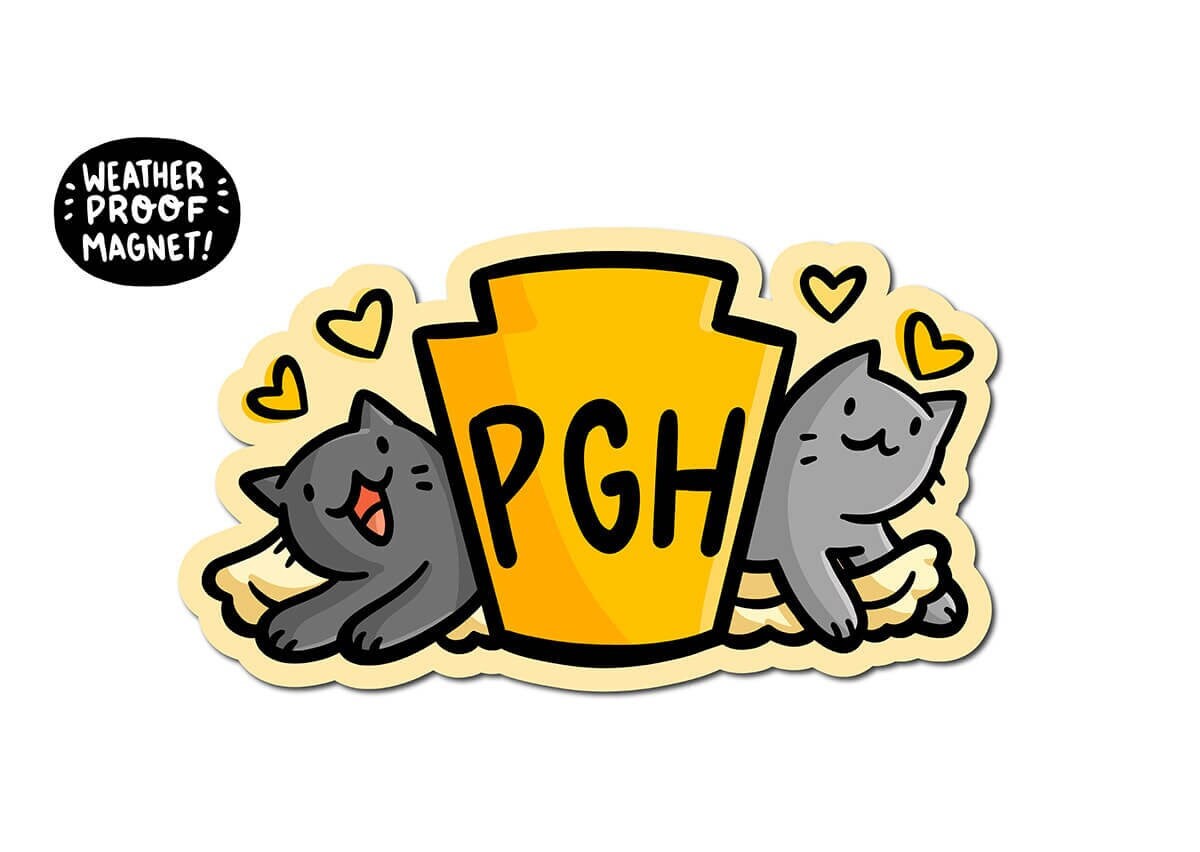 Pittsburgh Keystone Cats Magnet