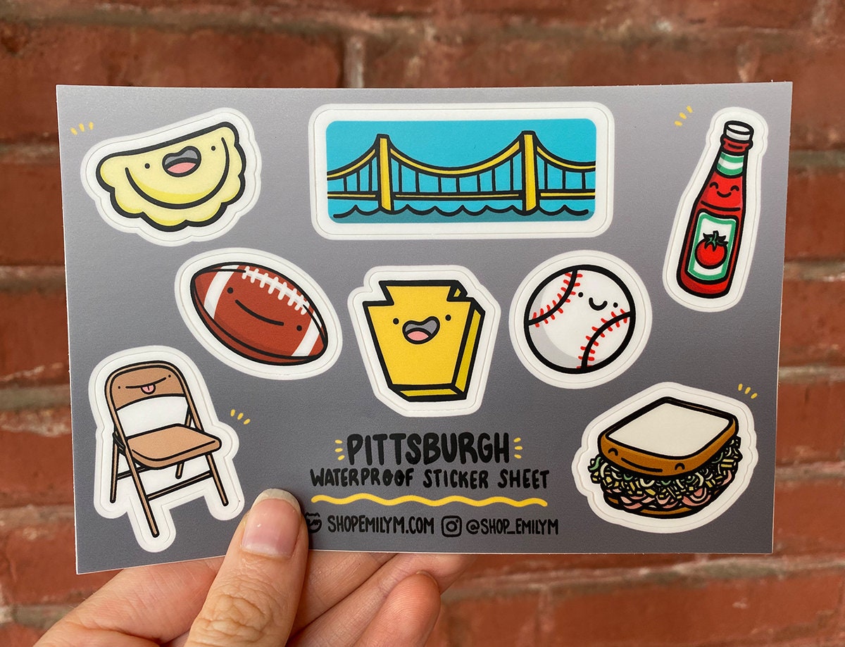 Pittsburgh Sticker Sheet