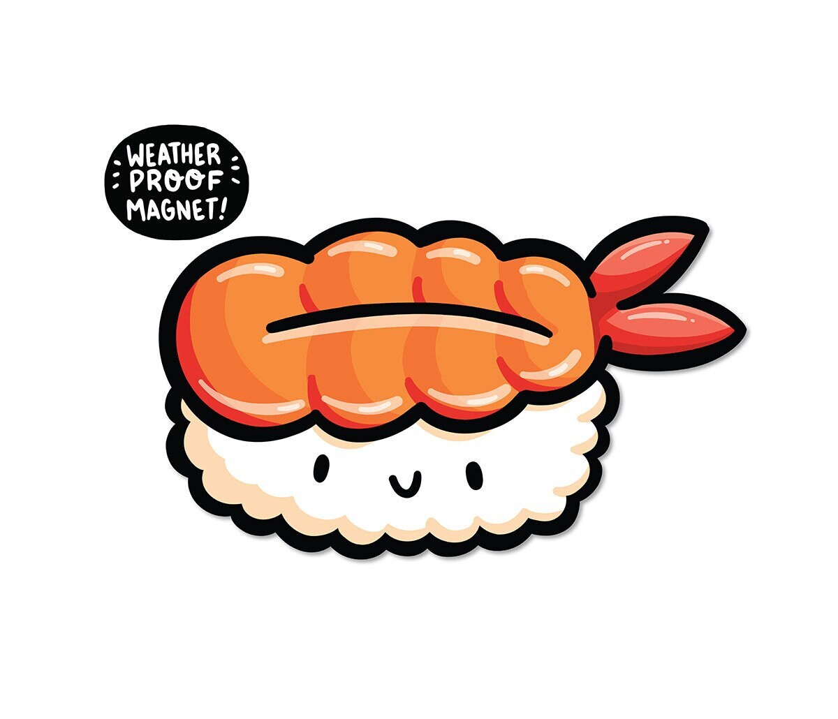 Shrimp Sushi Magnet