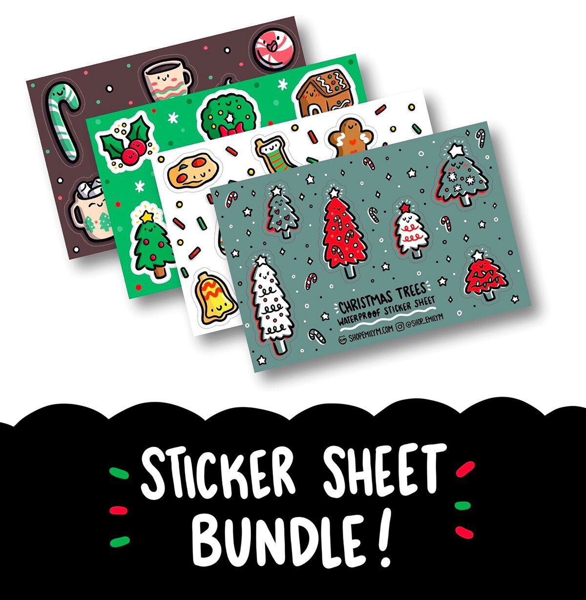 Holiday Sticker Sheet Bundle