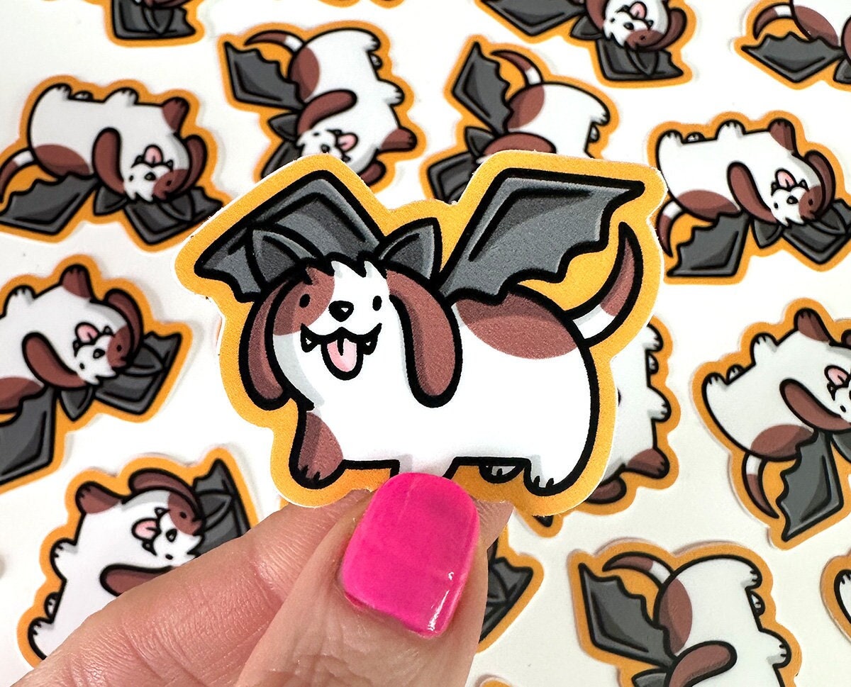 Bat Dog Mini Sticker