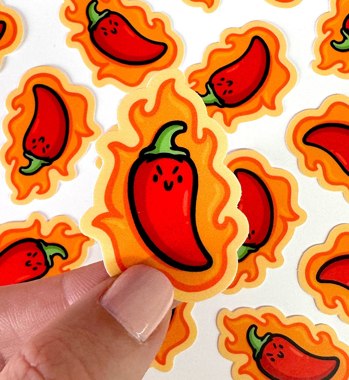 Spicy Pepper Mini Sticker