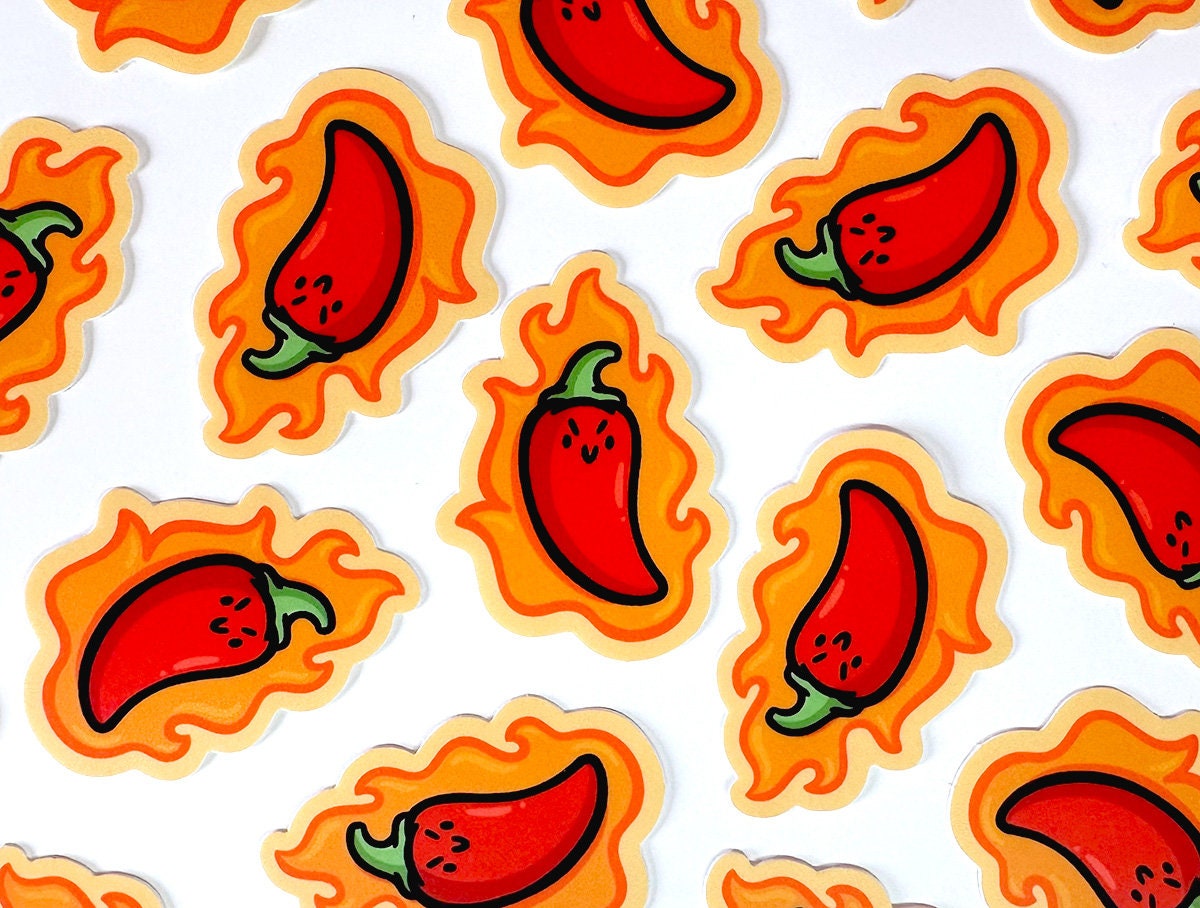 Spicy Pepper Mini Sticker