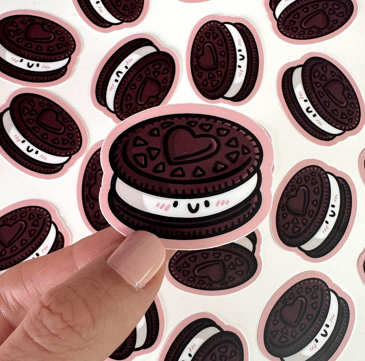 Chocolate Sandwich Cookie Mini Sticker
