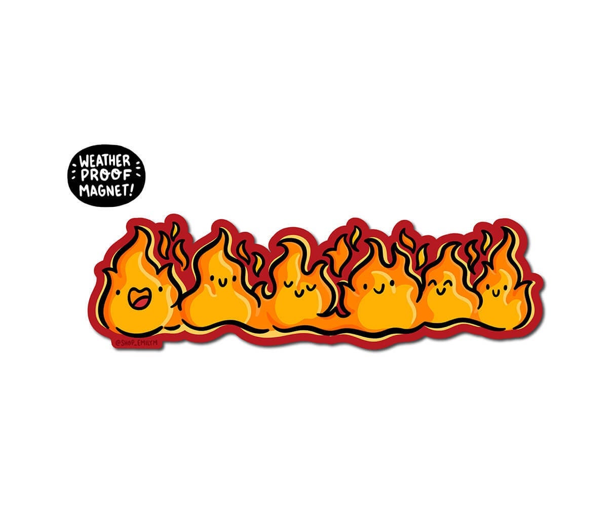 Flame Friends Magnet
