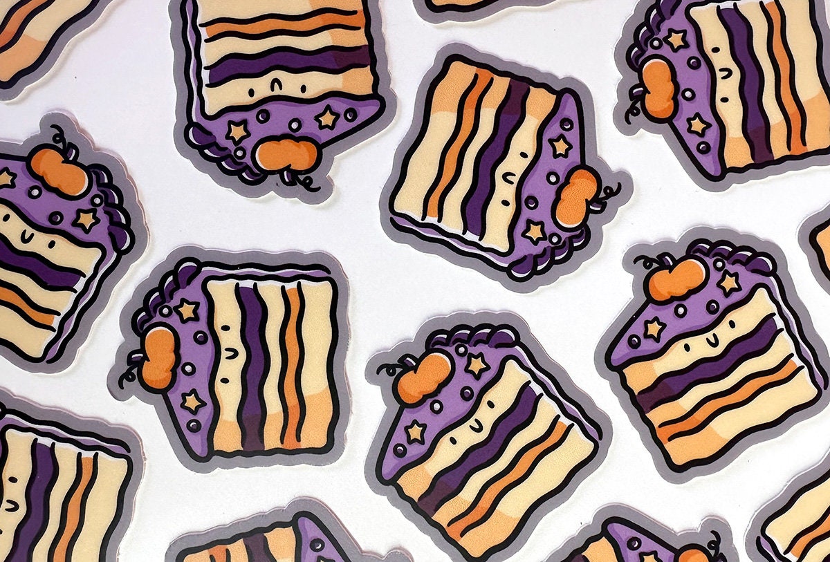 Halloween Cake Mini Sticker