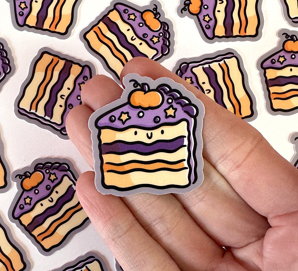 Halloween Cake Mini Sticker