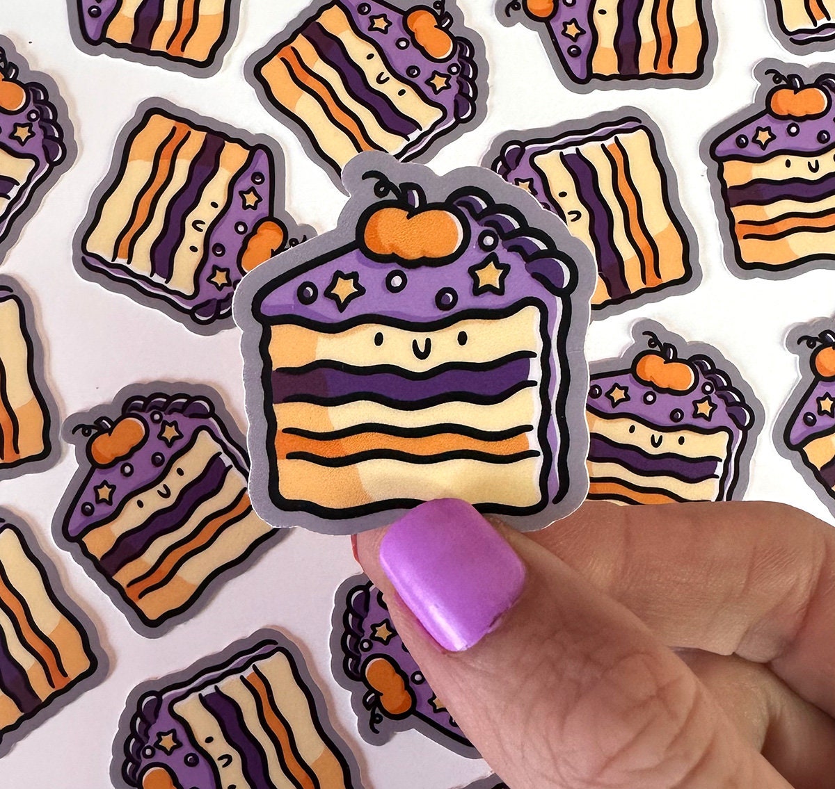 Halloween Cake Mini Sticker