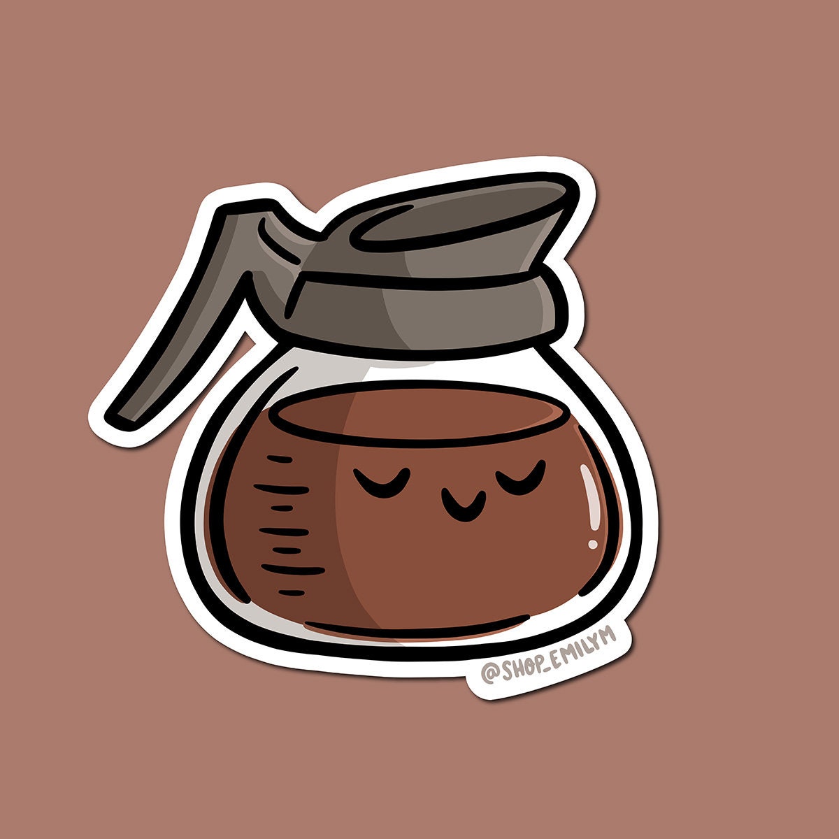 Coffee Pot Sticker
