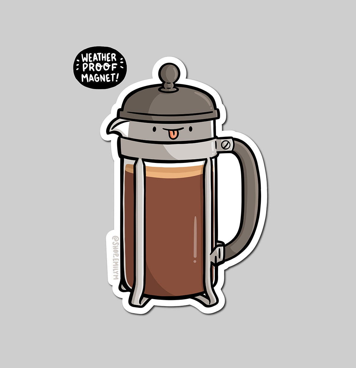 French Press Magnet