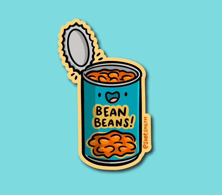Can of Beans Sticker