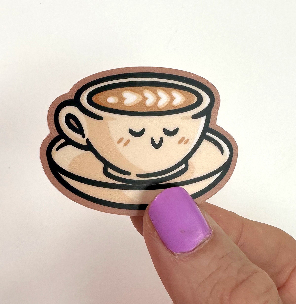 Latte Mini Sticker